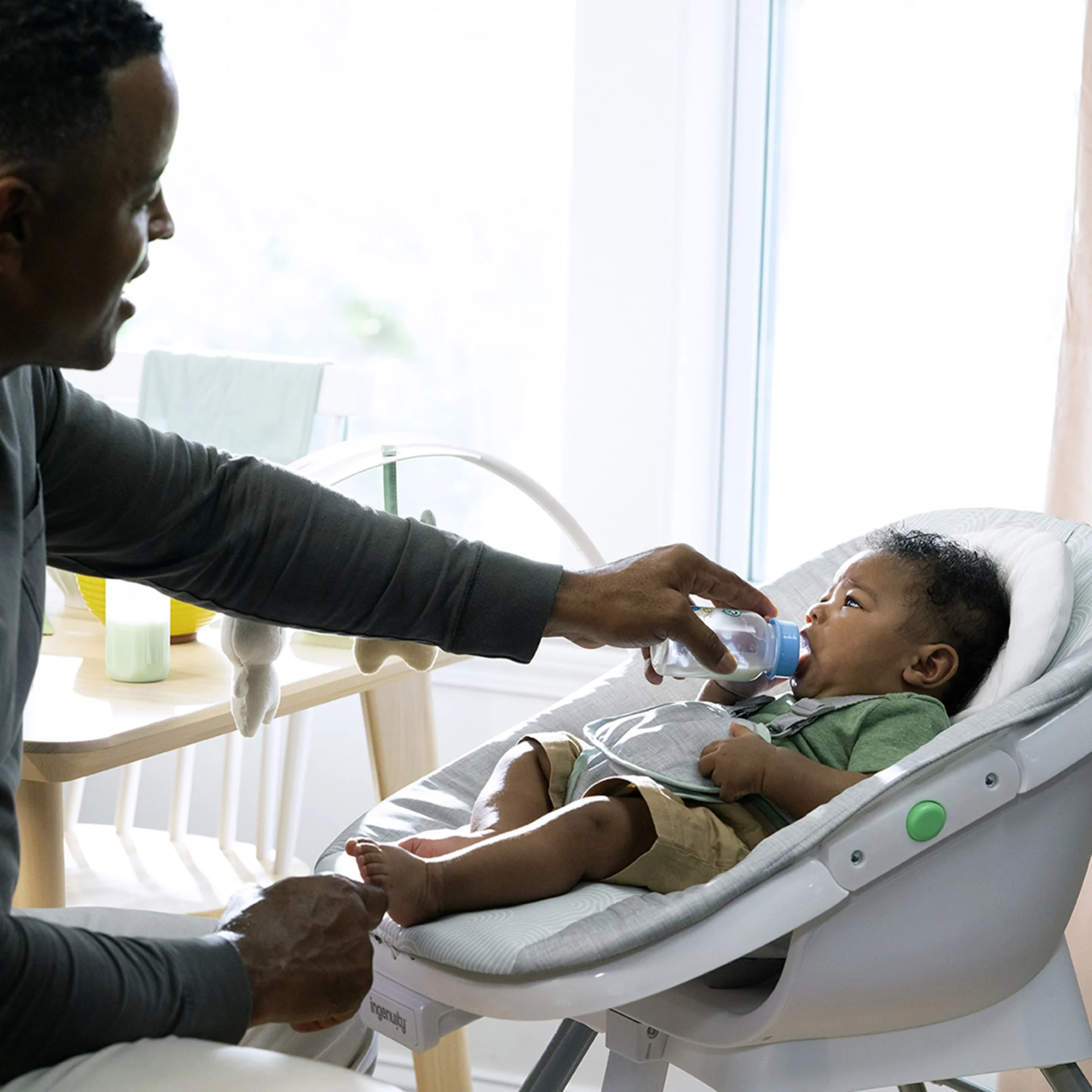 Ingenuity Beanstalk Baby to Big Kid 6-in-1 High Chair, Booster Seat and More, Newborn to 5 Yrs - Ray - Image 7