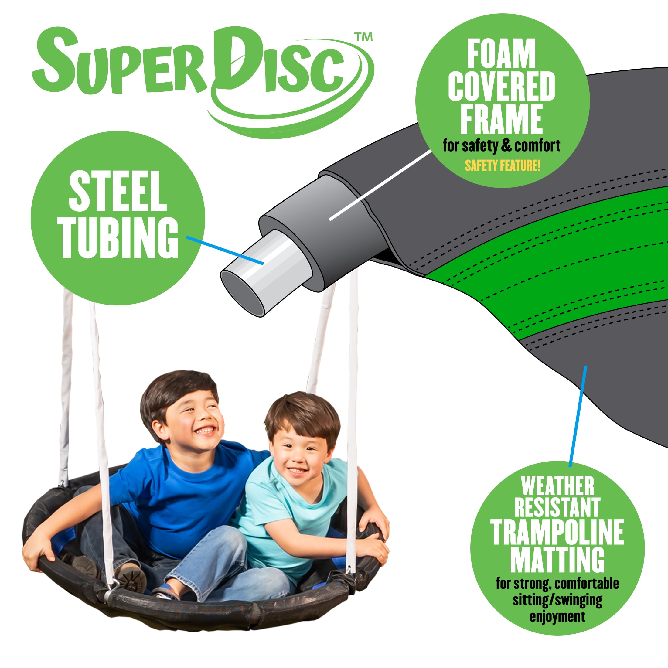 XDP Recreation All Star Playground Metal Swing Set for up to 7 Children - Image 11