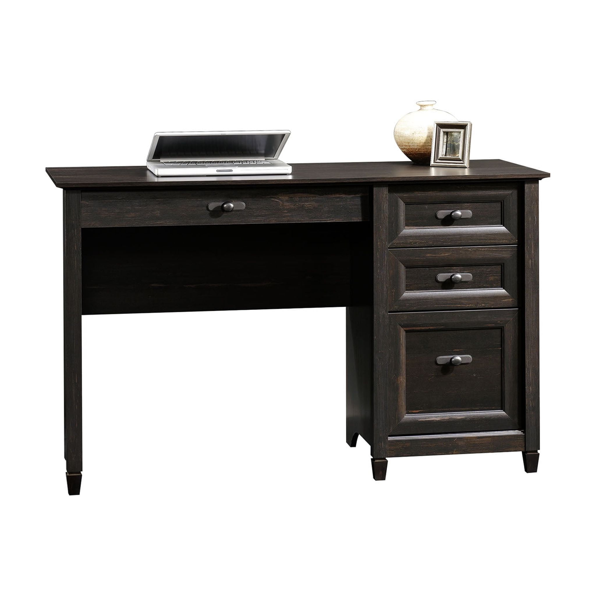 Sauder New Cottage Pedestal Desk, Antiqued Paint Finish - Image 3