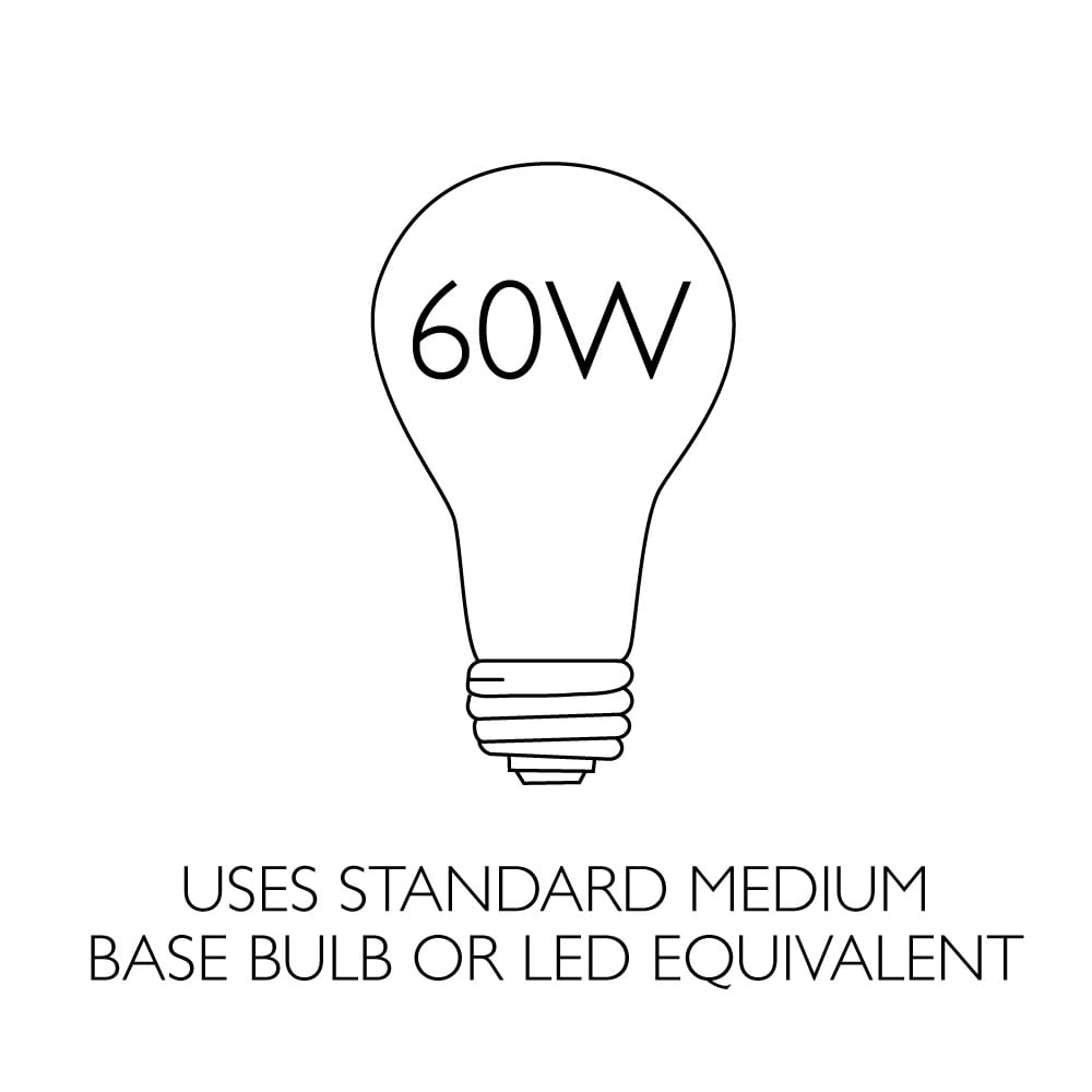 Design House Summit 2 Light Matte Black Traditional Dimmable Ceiling Light with Clear Glass - Image 16