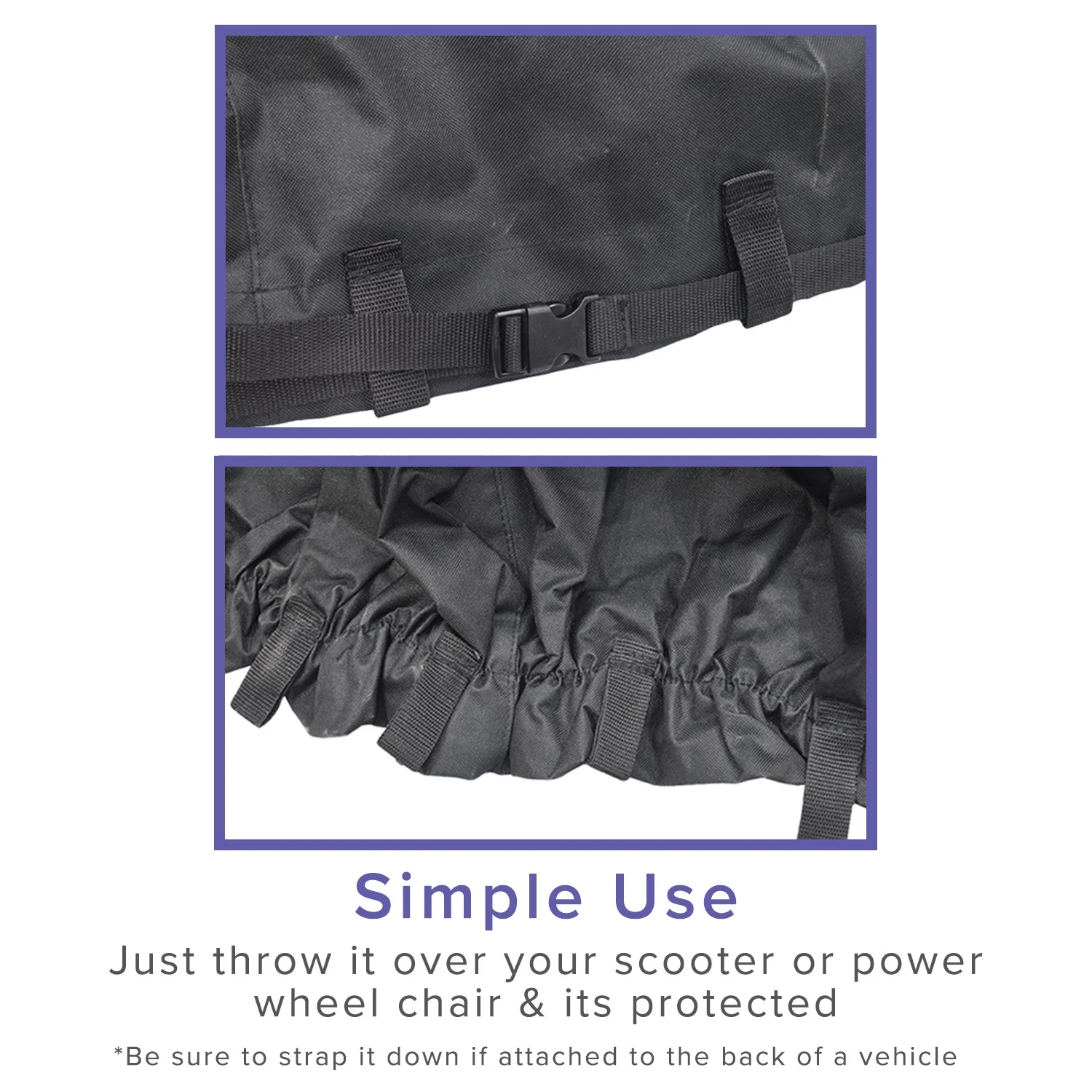 AlveyTech X-Large Heavy Duty Weatherproof Covers fits Power Chairs, Cover & Accessories for Outdoor - Image 7