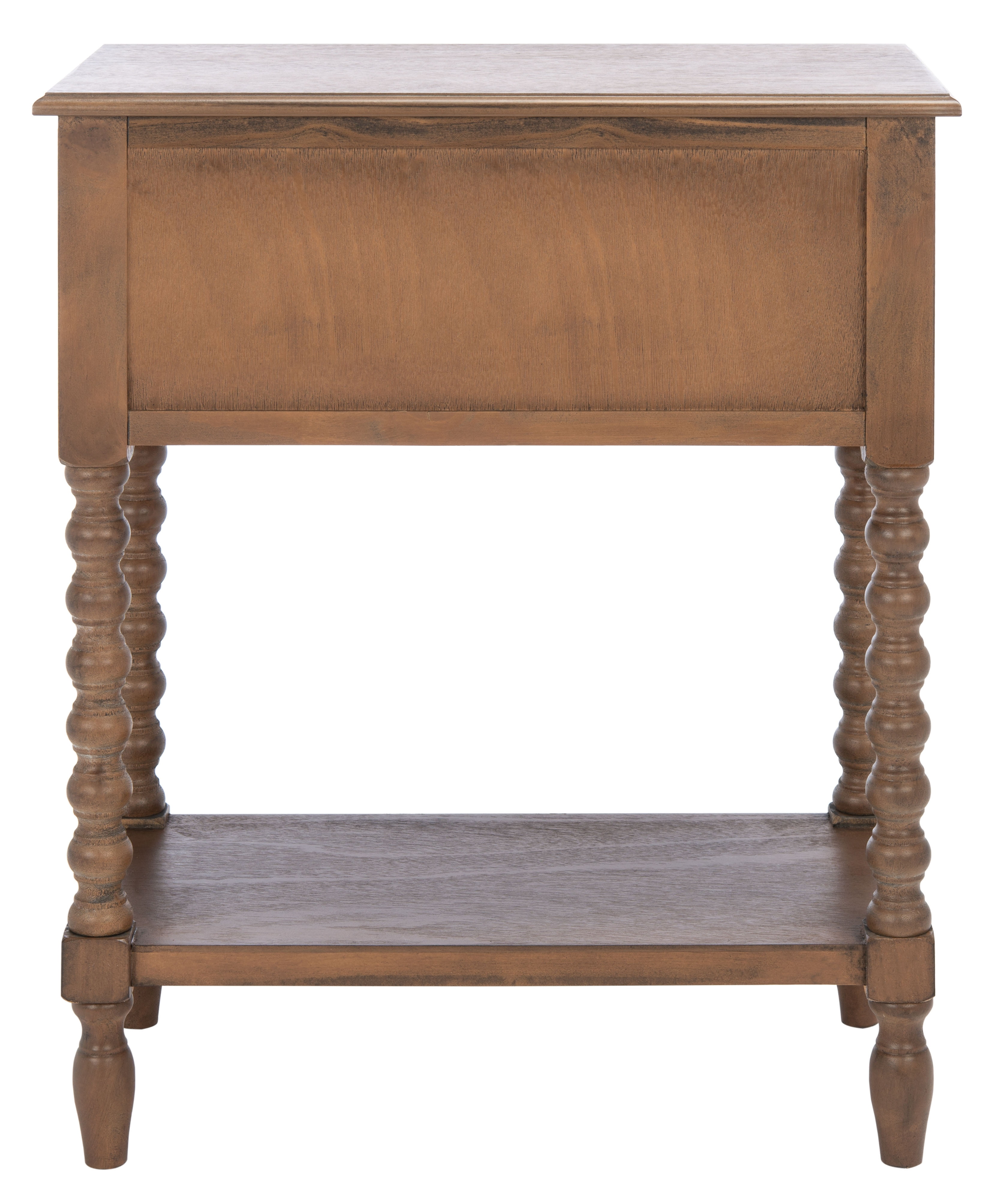 SAFAVIEH Athena French 3-Drawer Brown Wood Rectangle Console Table (23.5 in. W x 13 in. D x 29.5 in. H) - Image 15