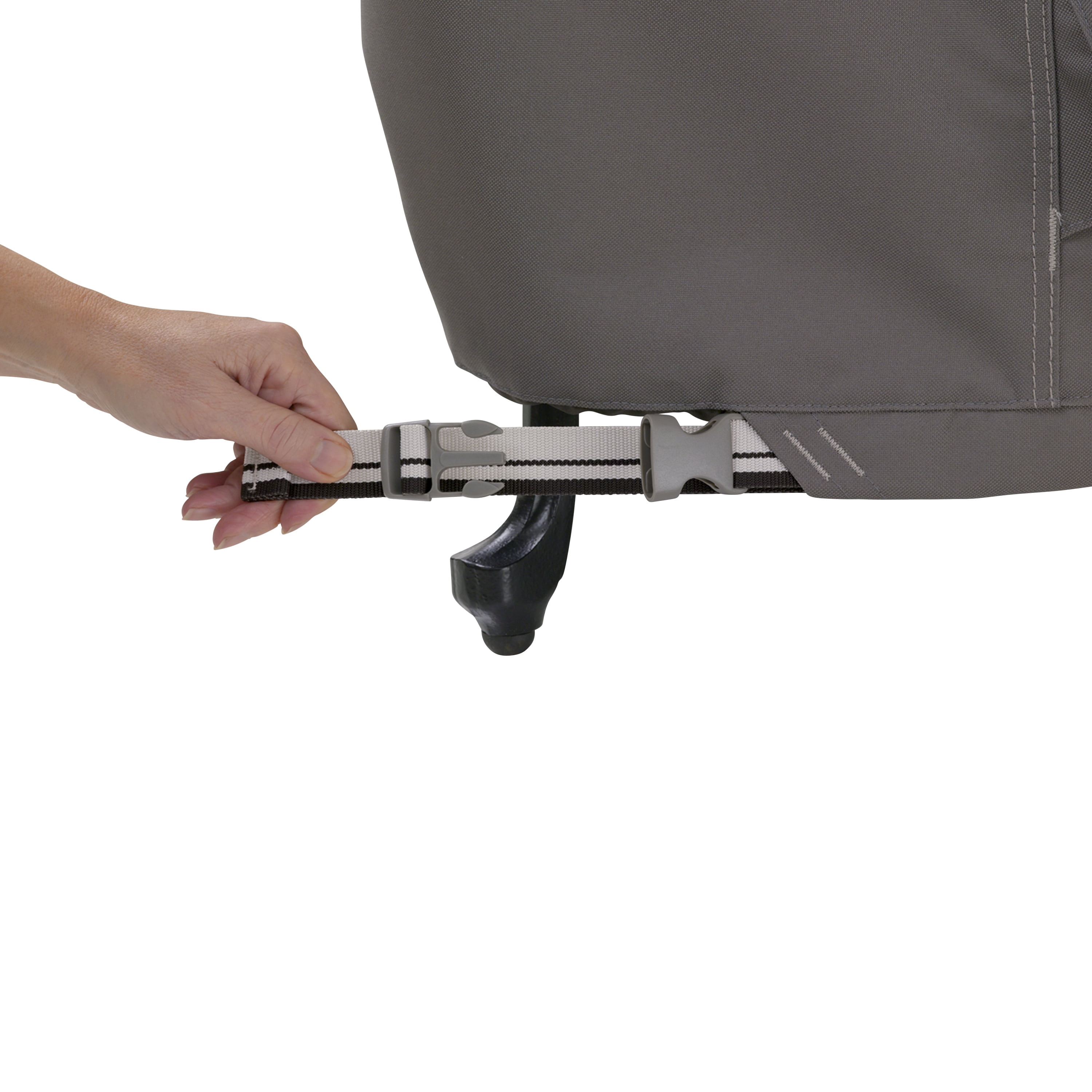 Classic Accessories Ravenna® Square Smoker Cover - Premium Outdoor Cover with Water Resistant Fabric, Large (55-852-045101-EC) - Image 11