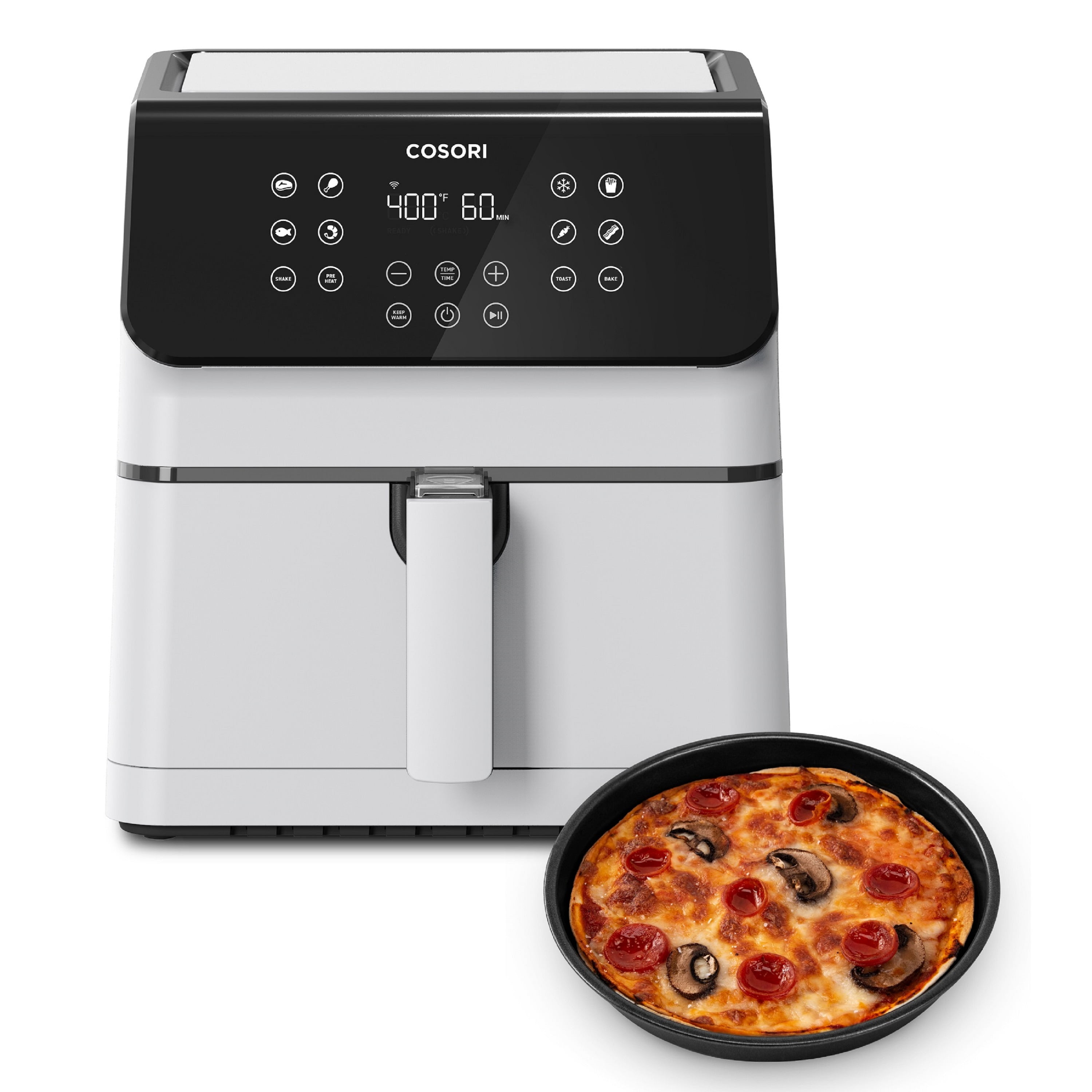 COSORI Pro II 5.8-Quart Smart Air Fryer, 12-in-1, Exclusive Bonus, White - Image 5