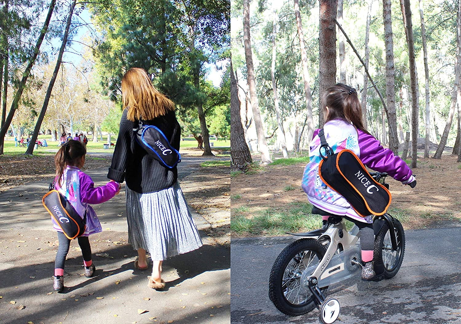 NiceC Aluminum Polyester Folding Chair (1 Pack), Orange - Image 5