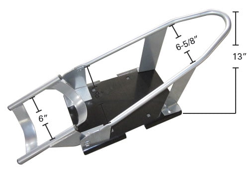 Extreme Max 5001.5754 3-Position Motorcycle Wheel Chock - Image 7