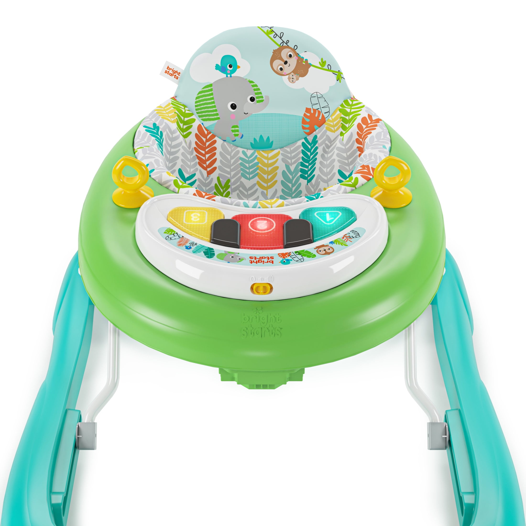 Bright Starts Tiny Trek 2-in-1 Baby Activity Walker, Jungle Vines - Unisex 6 Months+ - Image 10