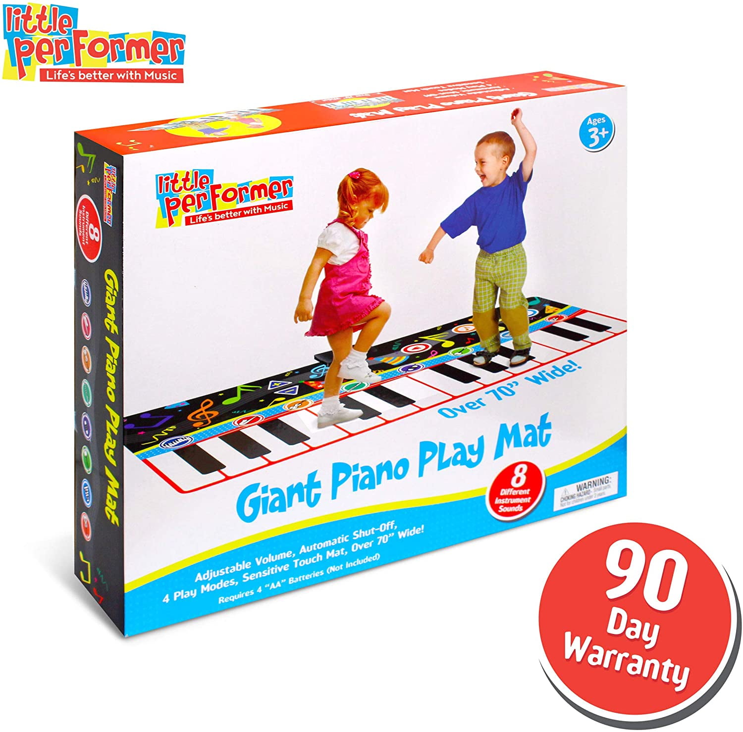 Little Performer Piano Dance Mat for Kids | 24 Key 70 Giant Floor Piano Music Mat - Image 3