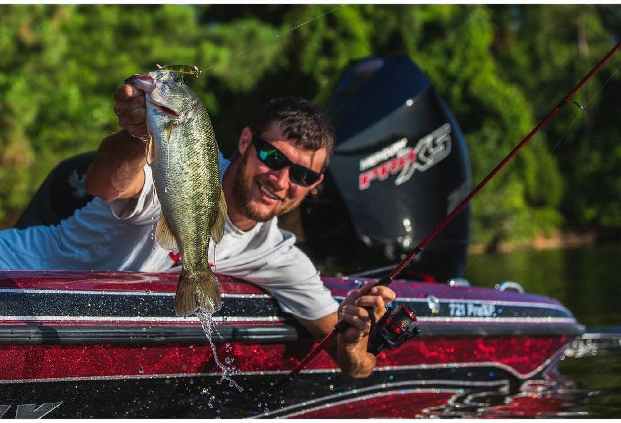 Ugly Stik Carbon Spinning Rod, 6'6" Medium Fishing Rod, 2 Piece - Image 8