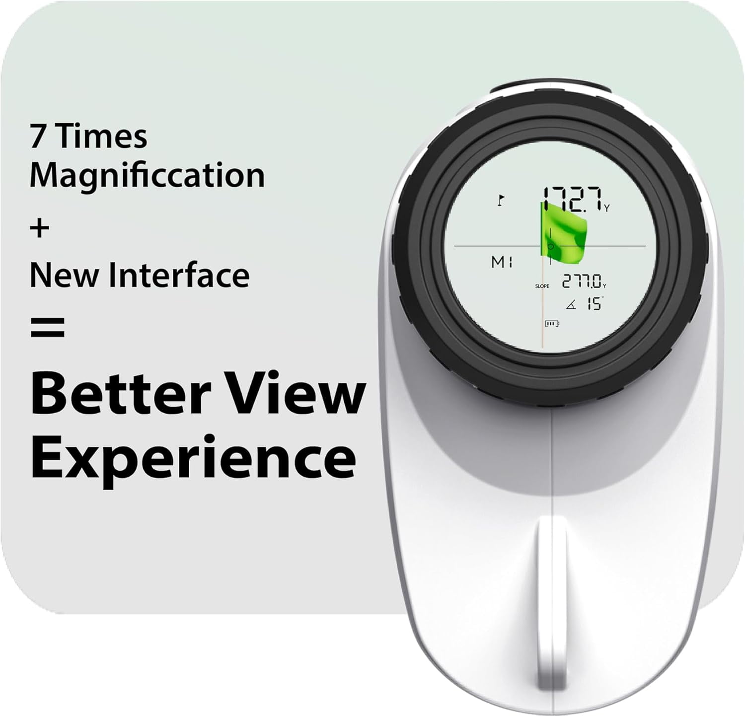 Gogogo Sport Vpro Golf Rangefinder 650 Yards 6X Magnification with Slope Switch, Built-in Magnet GS24MTL - Image 8