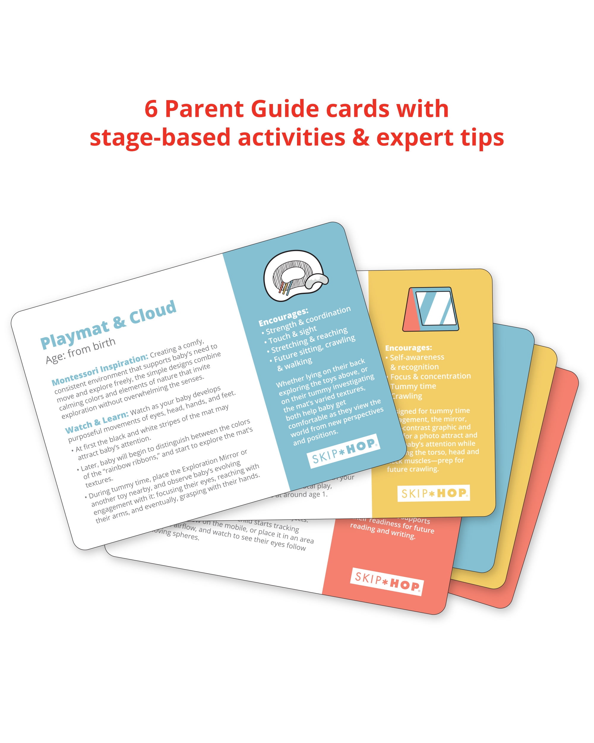 Skip Hop Discoverosity Montessori-Inspired Baby Play Gym Age 0+ - Image 4