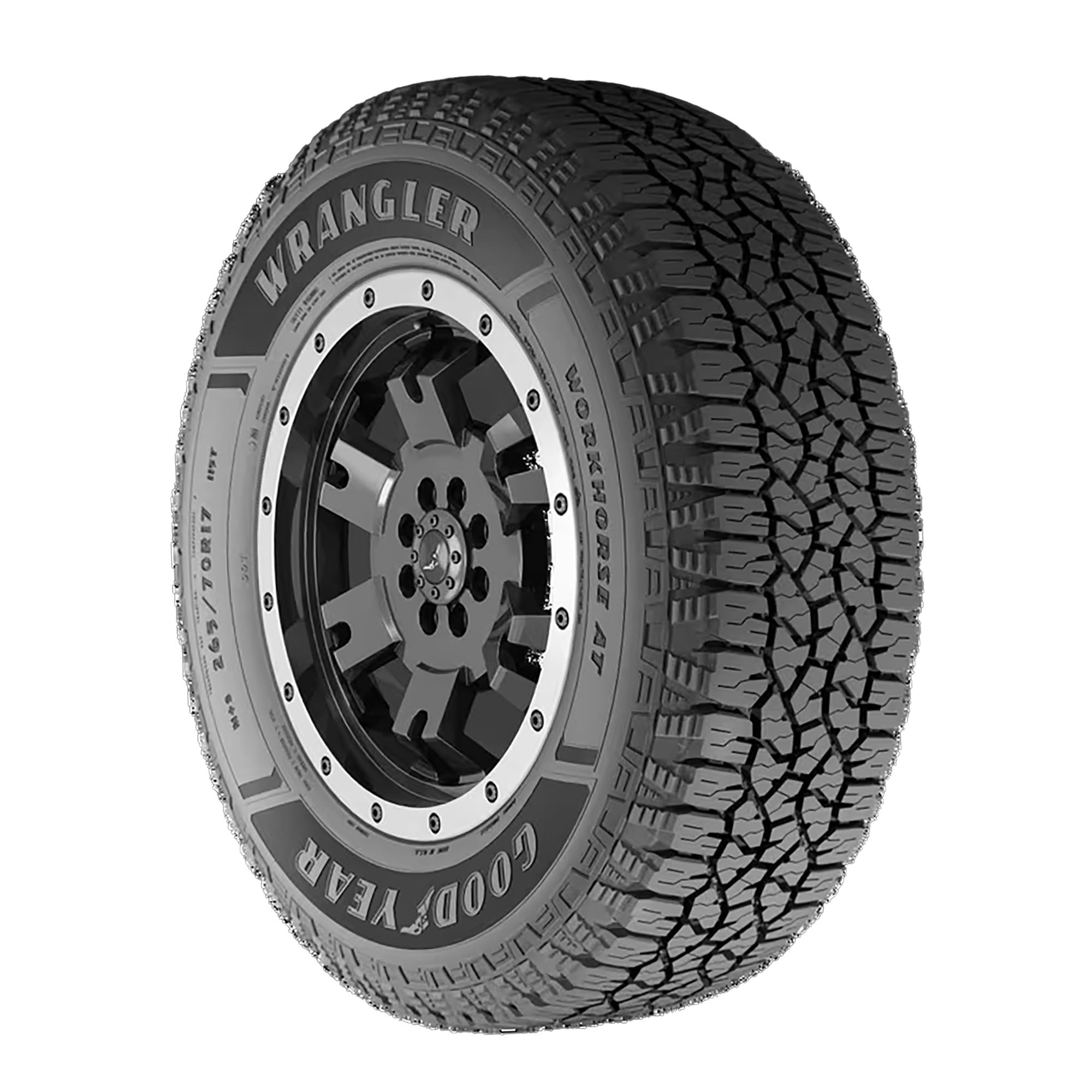 Goodyear Wrangler Workhorse AT All Terrain LT245/70R17 119/116S E Light Truck Tire - Image 2