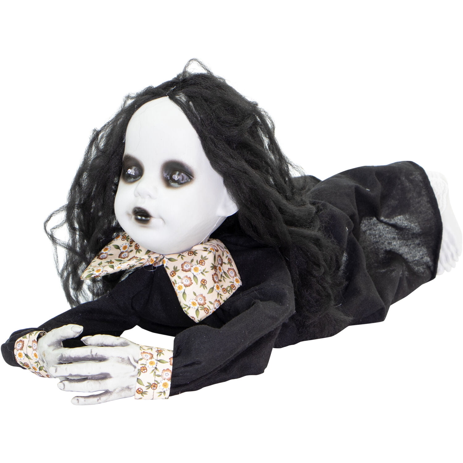 Haunted Hill Farm Animatronic Crawling Demon Girl Indoor/Covered Outdoor Halloween Decoration, HHGIRL-3FLSA - Image 7