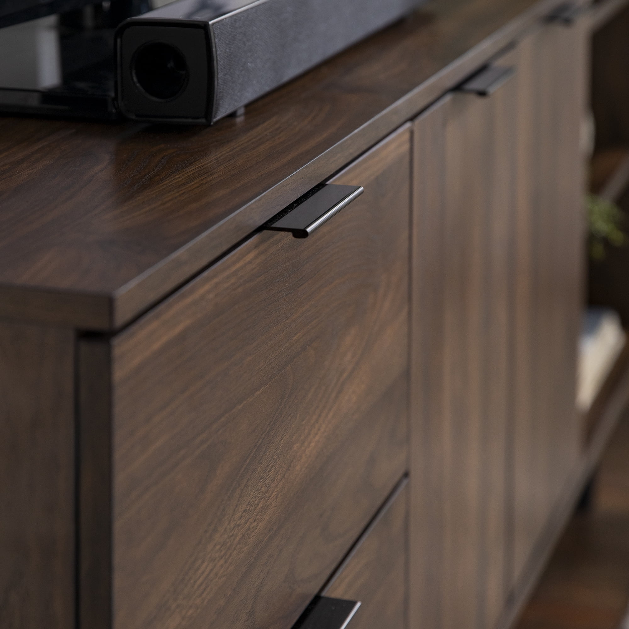 Manor Park Dark Walnut Modern TV Stand for TVs up to 48" - Image 13