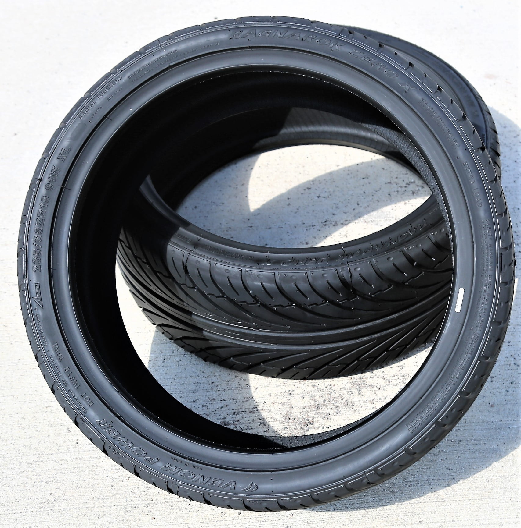 Venom Power Ragnarok Zero X 235/35ZR19 235/35R19 91W XL High Performance Summer Tire - Image 2