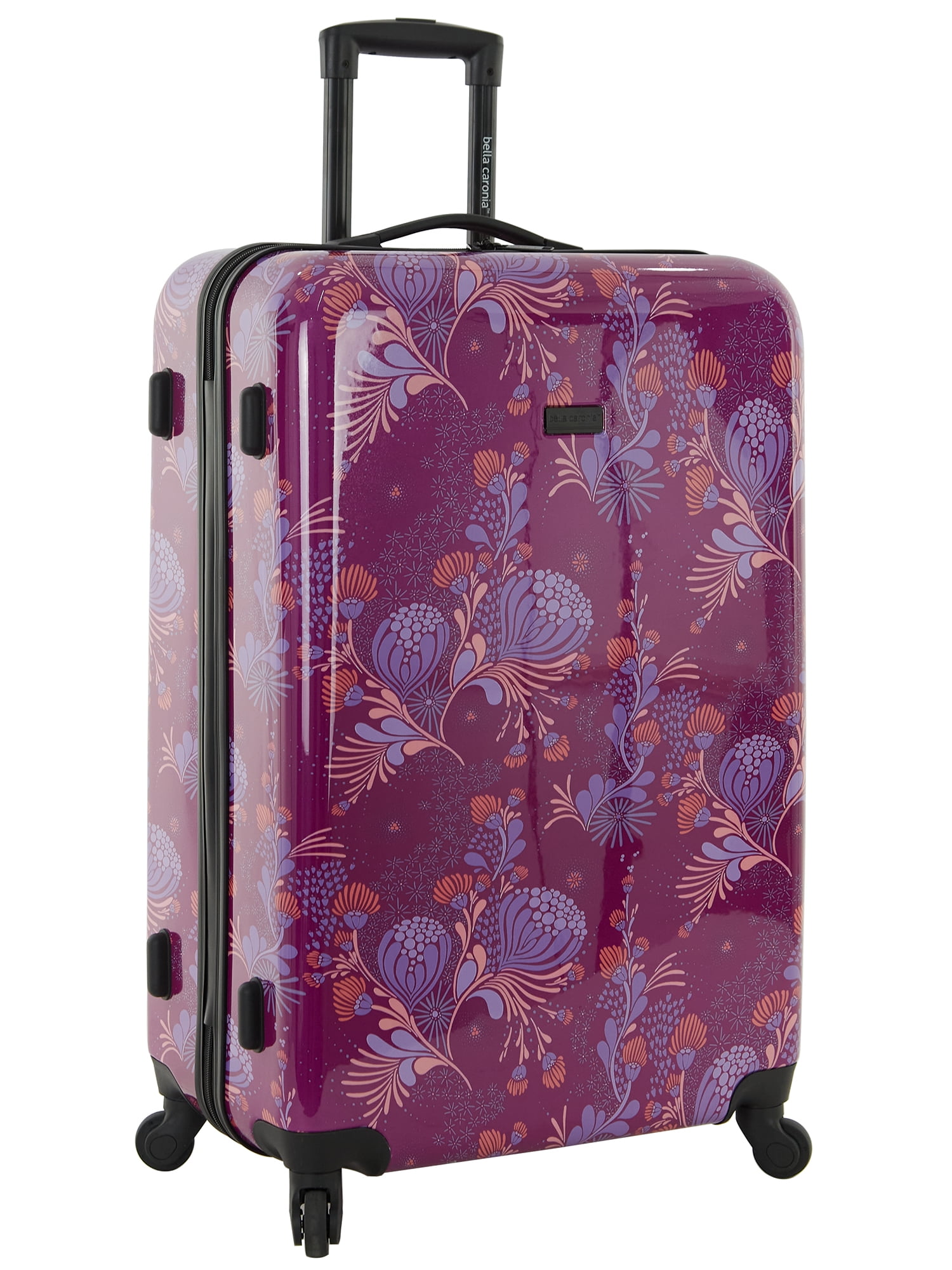 Vonguish Collection 3 piece Hardside Luggage Set with 8 wheel spinners, Style Floral - Image 6