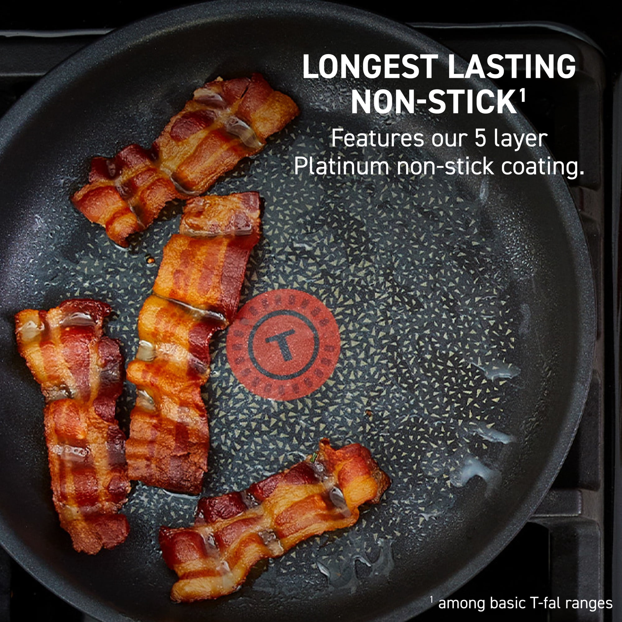 T-fal Ingenio Expertise, Nonstick Cookware Set, 8 Piece, Induction Oven Safe 500F, RV, Detachable Handle, Black - Image 5