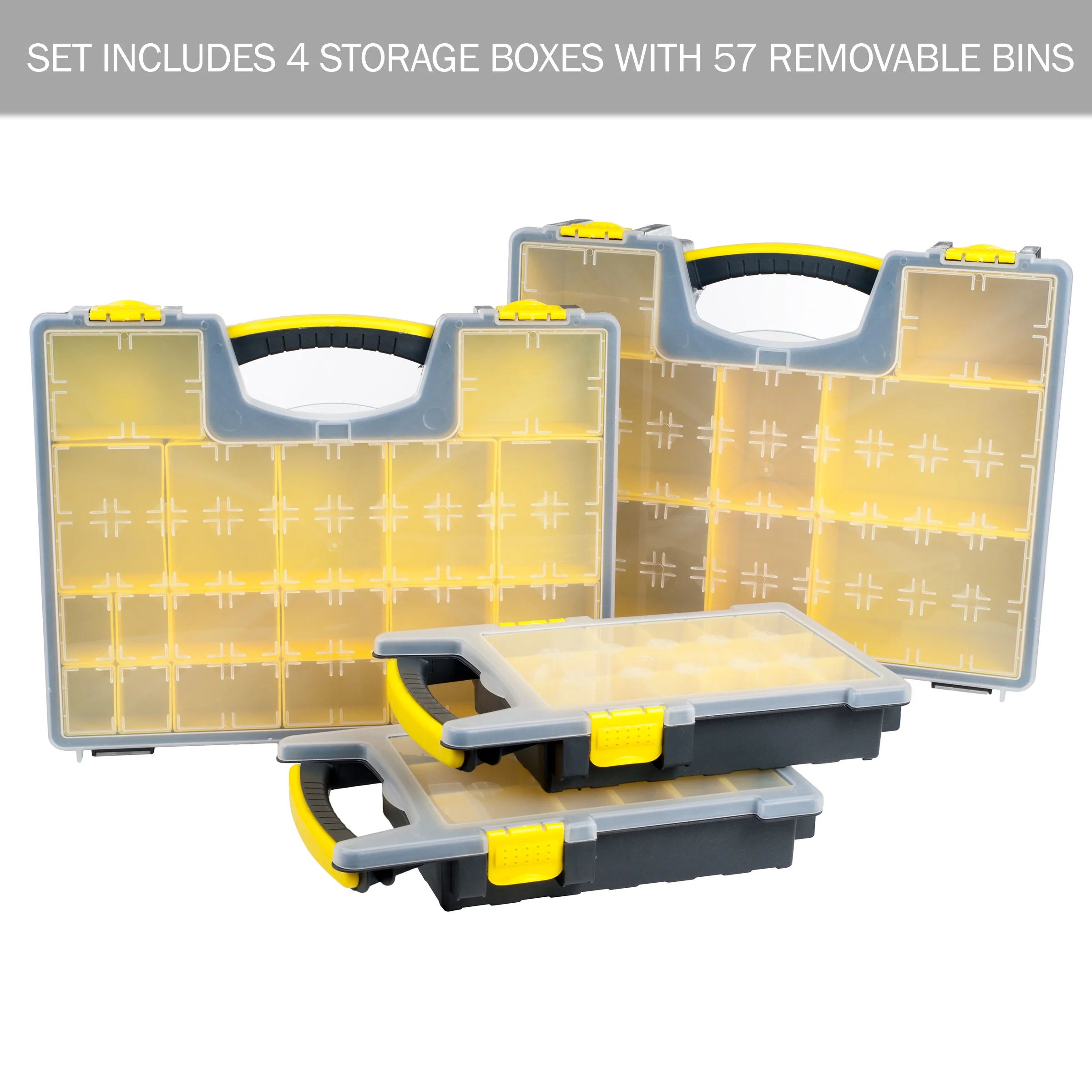 Stalwart Tool Box Organizer and Storage Set for Small Parts and Hardware - Image 2