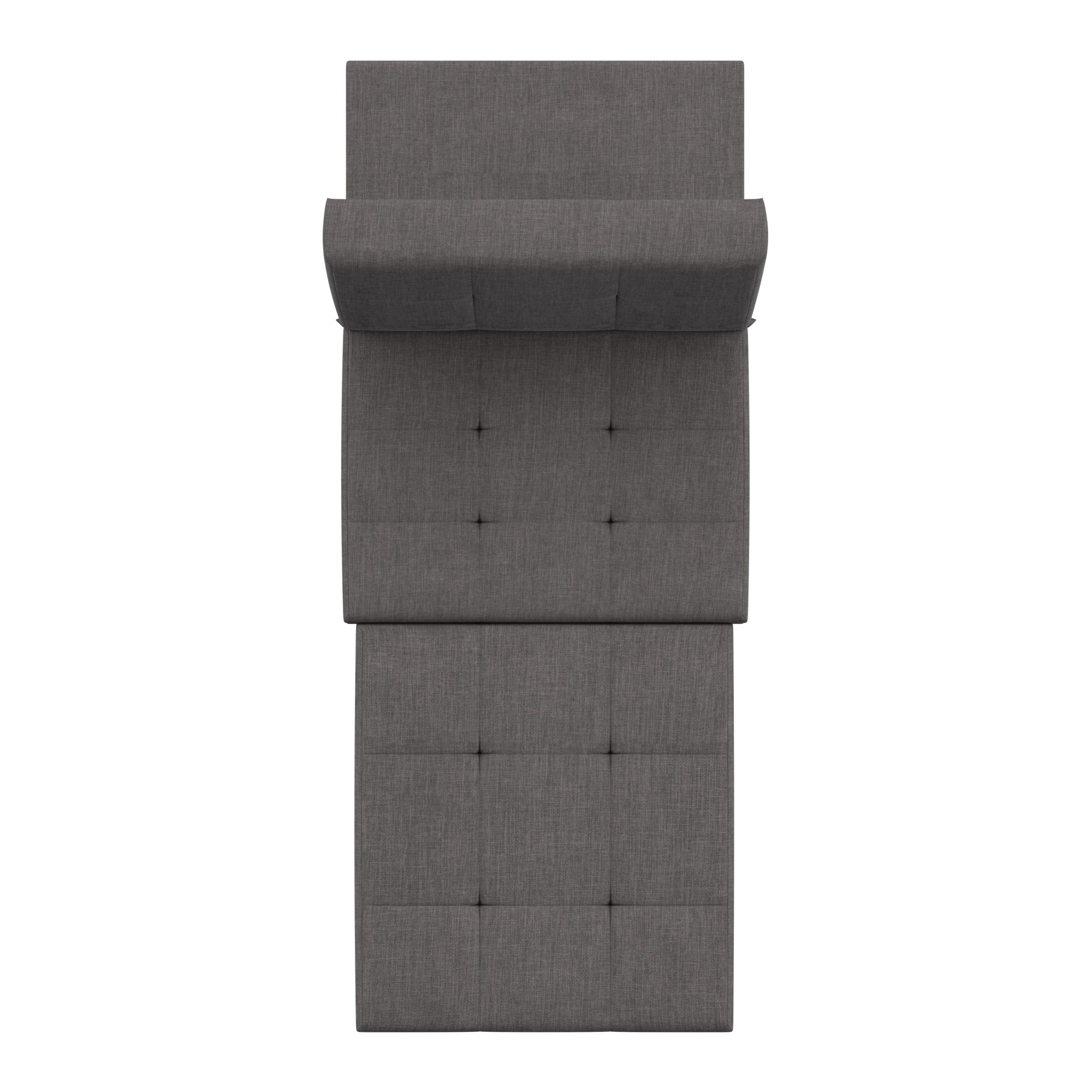 Weston Home Tucker Convertible Ottoman, Dark Grey - Image 13