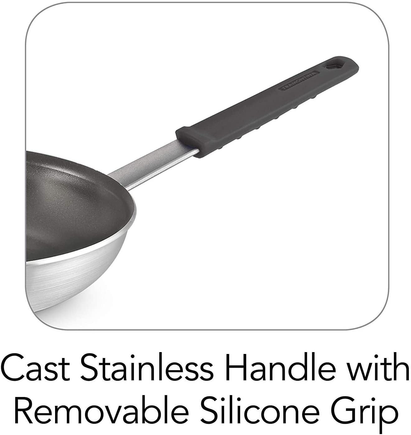 Tramontina 2-piece Fry Pan with Non-stick Silicone Grips - Image 2