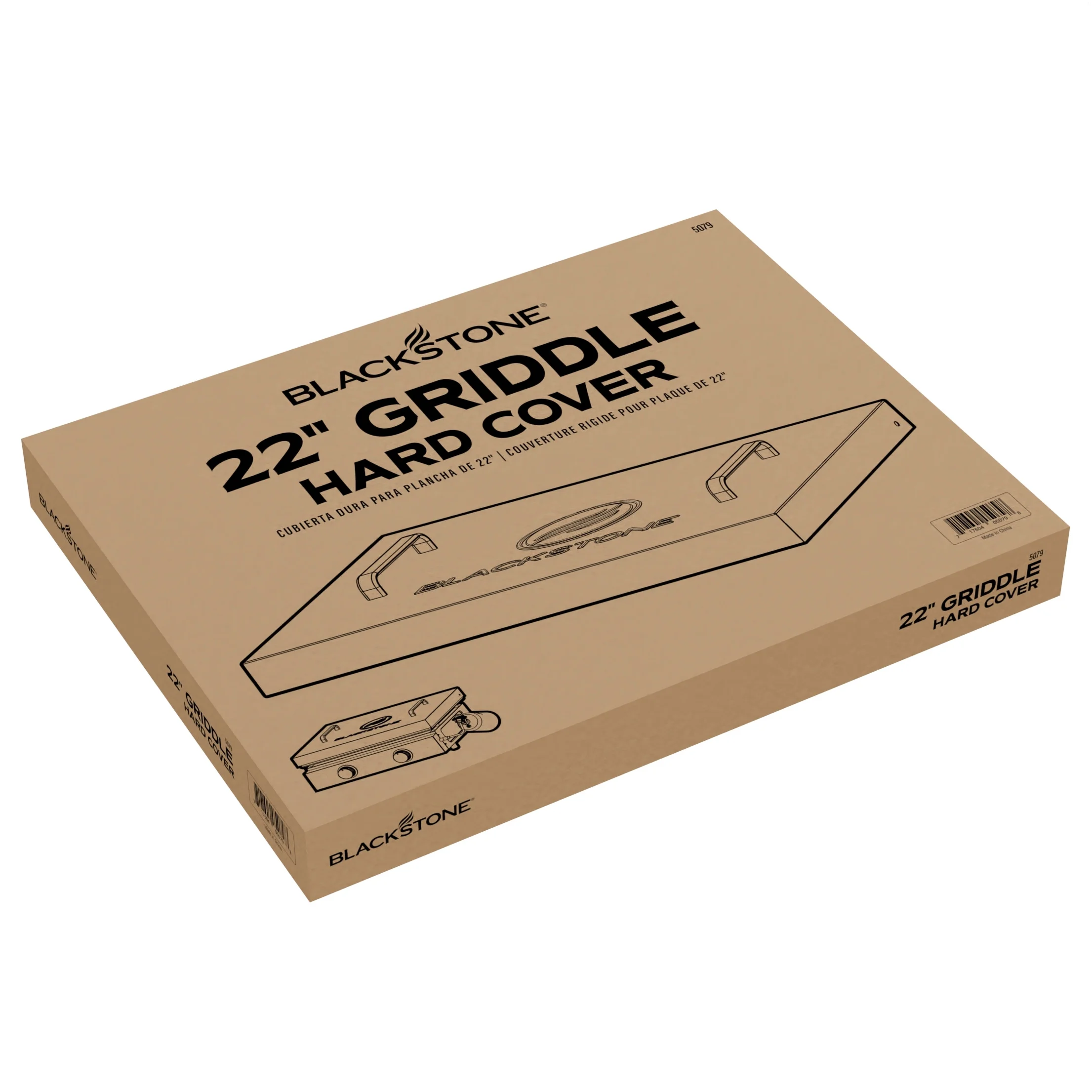 Blackstone 22" Griddle Hard Cover (Model 5079) for Front and Rear Grease Models, Black - Image 2