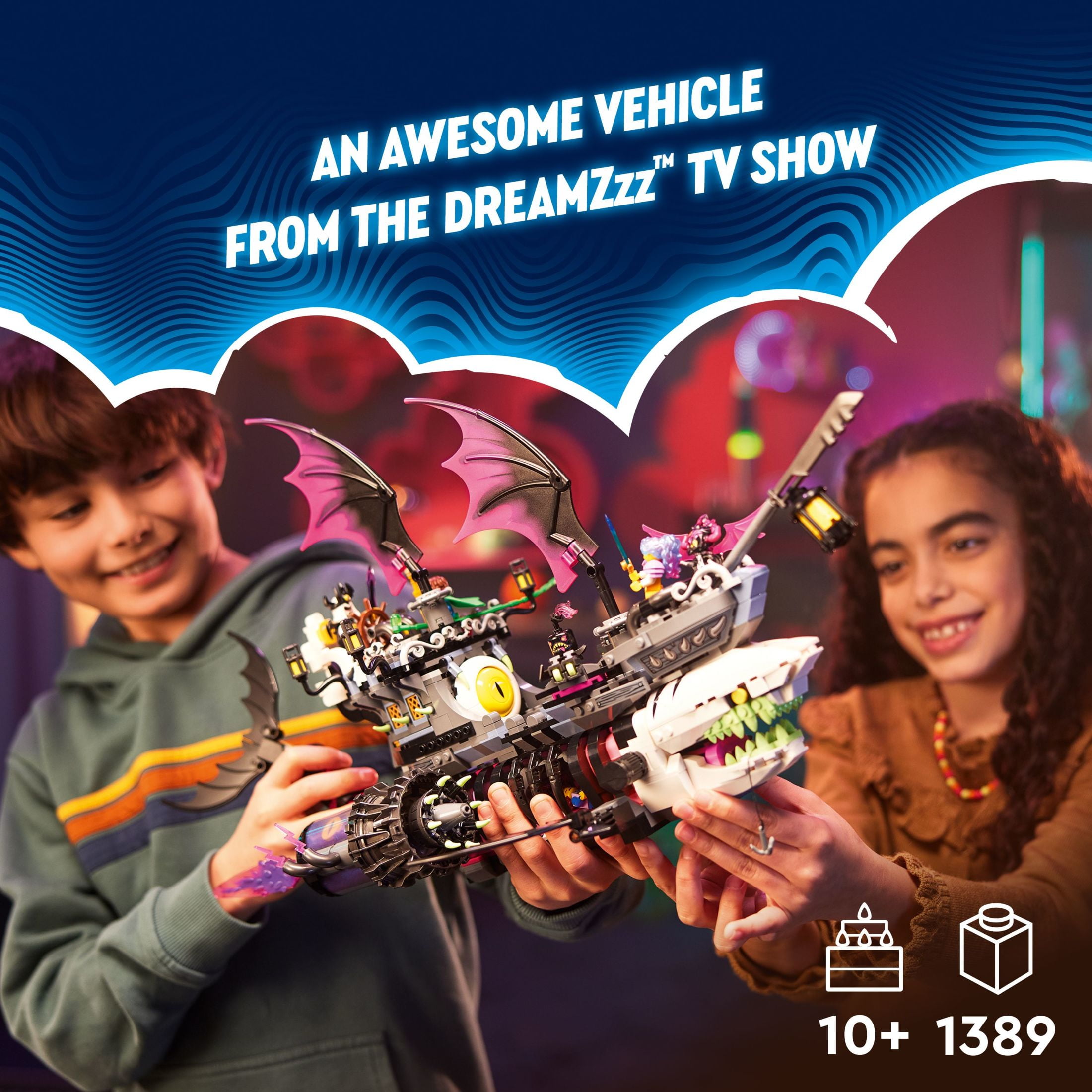 LEGO DREAMZzz Nightmare Shark Ship 71469, Construct the Building Toy Set as a Flying Pirate Ship or a Monster Truck, Includes 4 Minifigures, Shark Toy, Gift for Tweens and Kids Ages 10 and Up - Image 7