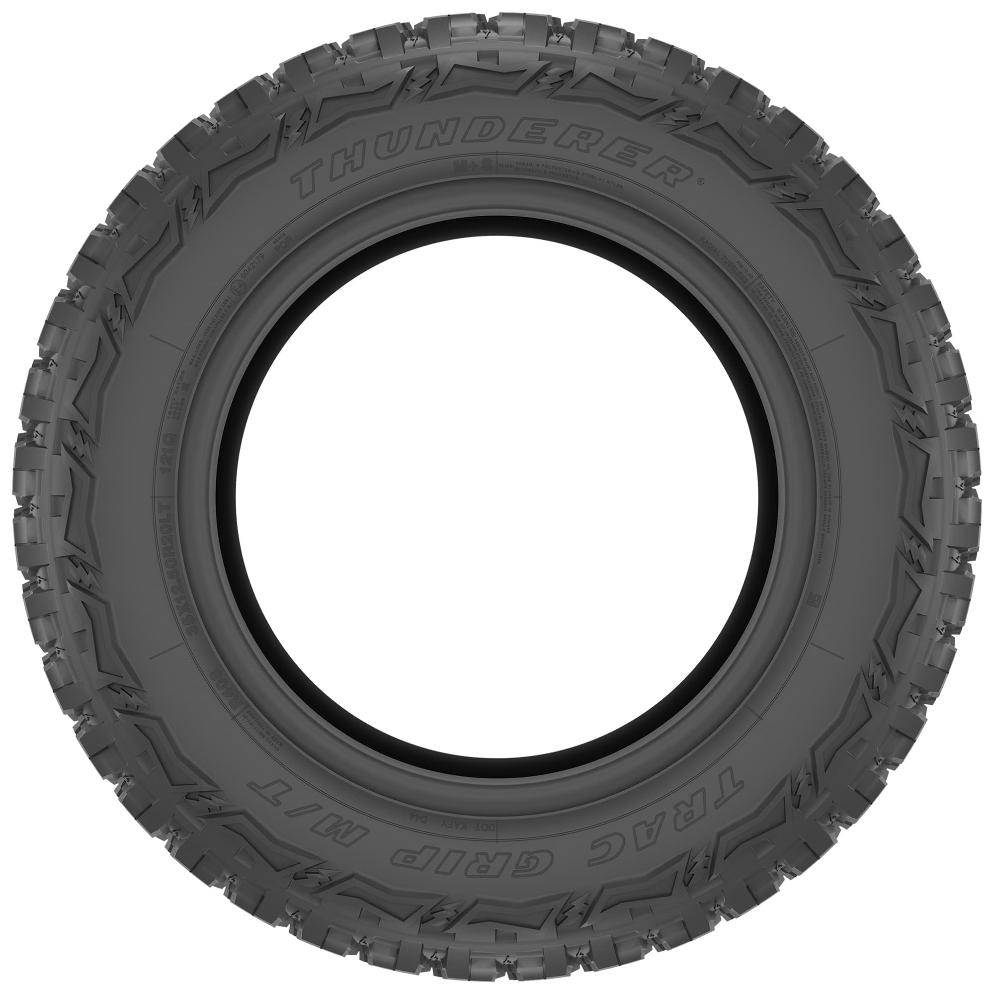 Thunderer Trac Grip M/T R408 Mud Terrain LT305/55R20 121Q E Light Truck Tire - Image 3