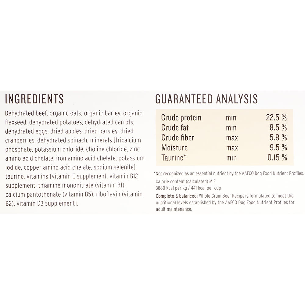 The Honest Kitchen Verve: Natural Human Grade Dehydrated Dog Food, Beef & Organic Grains, 10 lbs (Makes 40 lbs) - Image 6