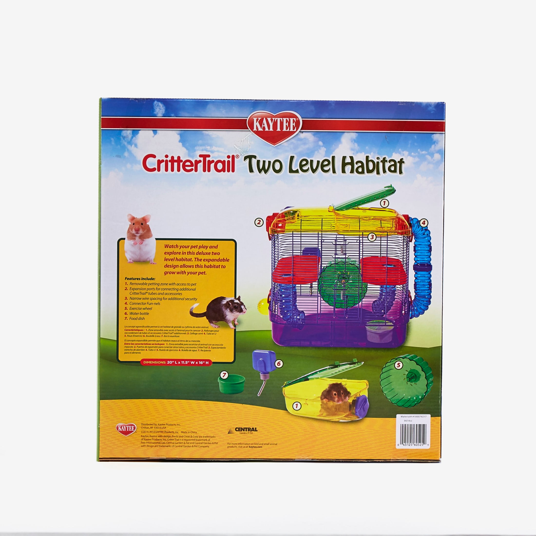 Kaytee Crittertrail Two Level Habitat for Pet Dwarf Hamsters, Gerbils or Mice - Image 8