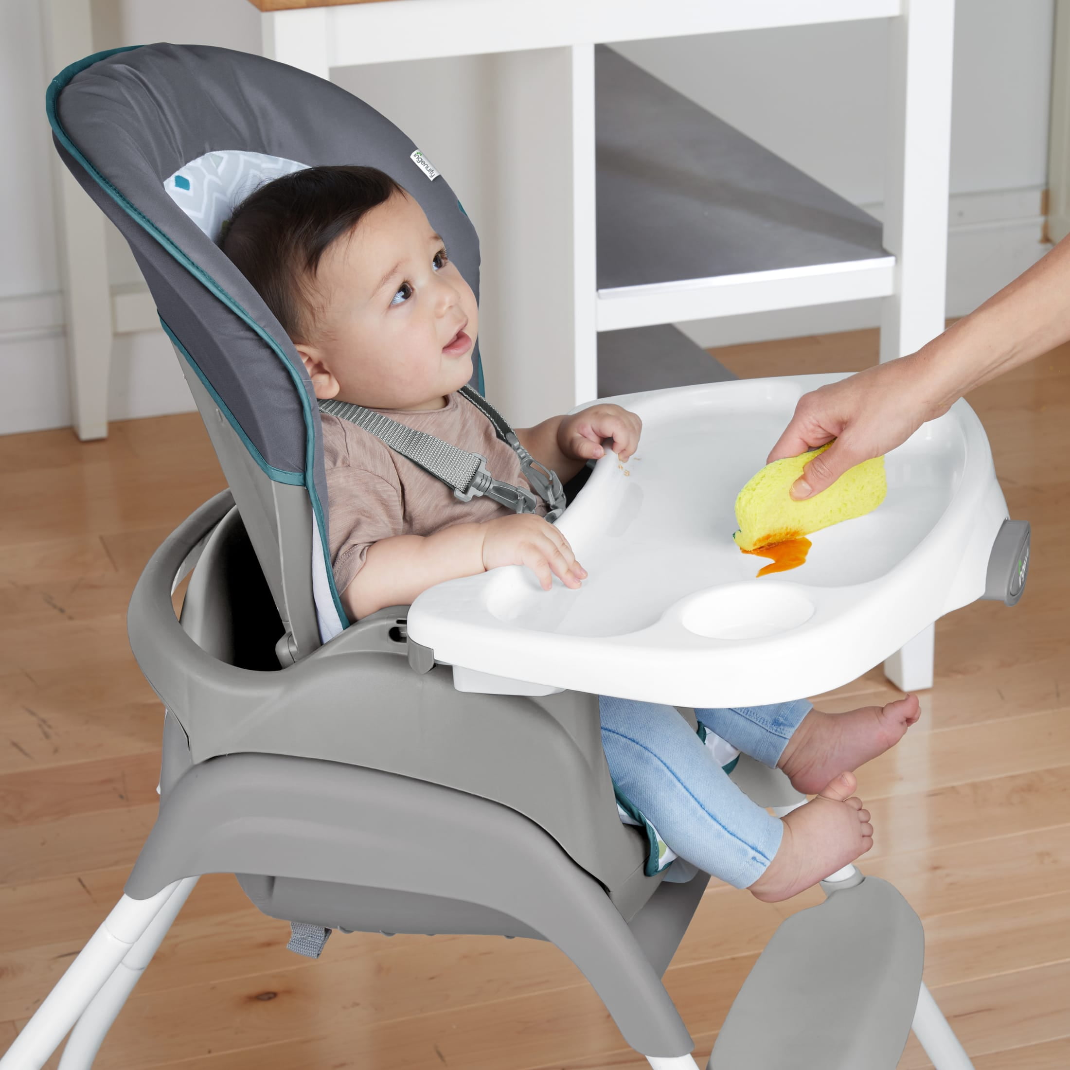Ingenuity Trio 3-in-1 High Chair, Toddler Chair, and Booster, For Ages 6 Months and Up, Unisex - Nash - Image 6