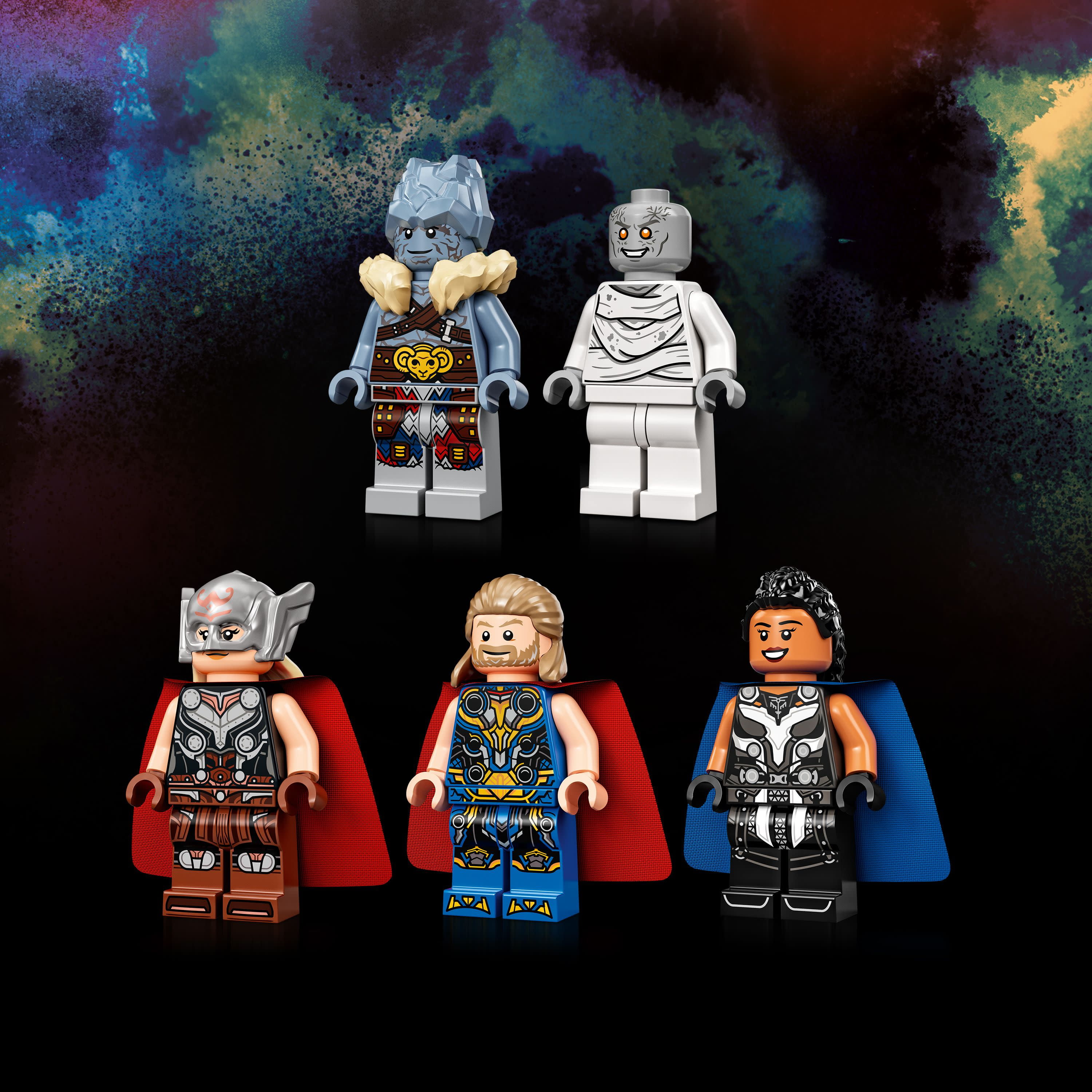 LEGO Marvel The Goat Boat 76208 Building Set - Thor Set with Toy Ship, Stormbreaker, and Movie Inspired Thor, Korg, and Valkyrie Minifigures, Avengers Gifts for Kids, Boys, and Girls Ages 8+ - Image 5