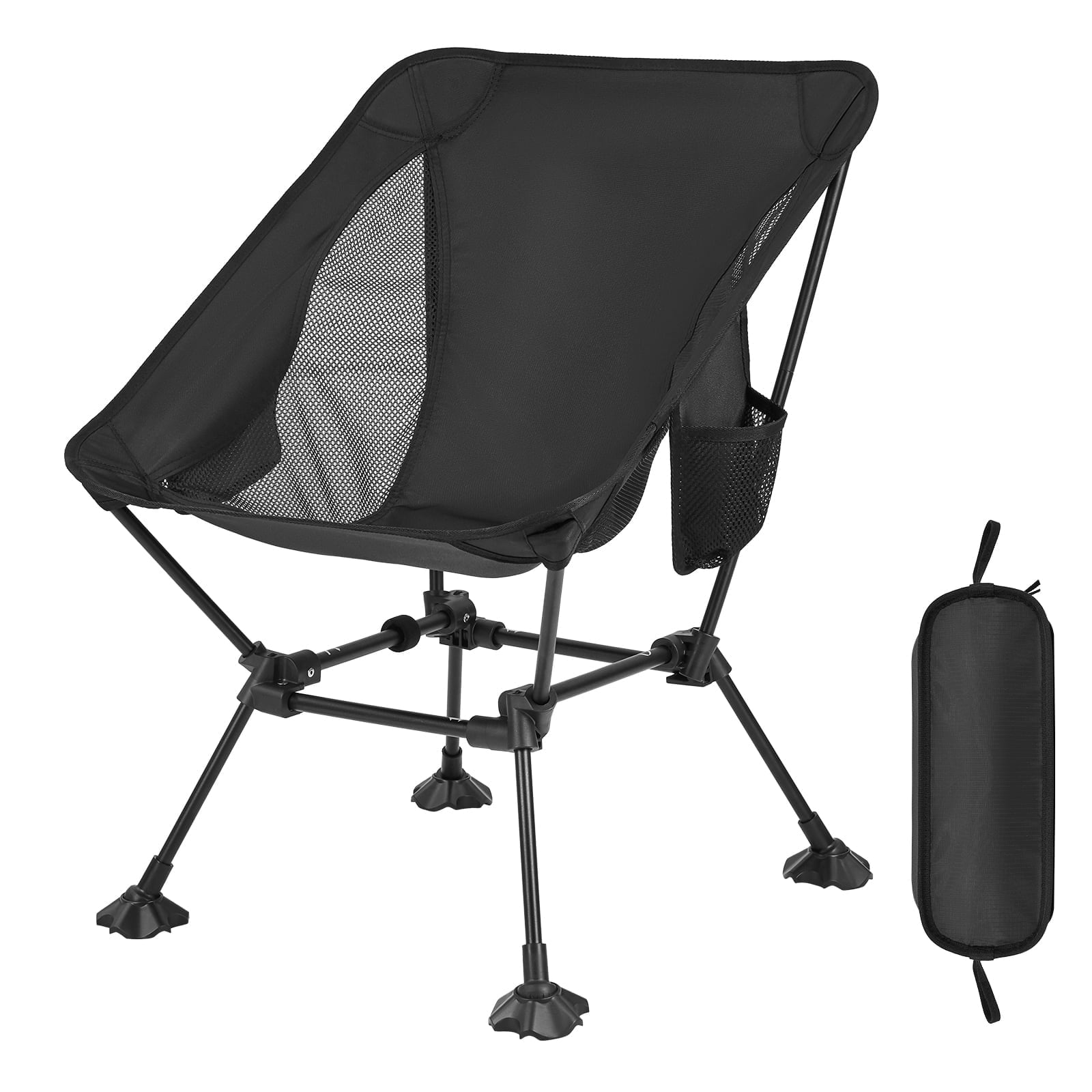 ATEPA Ultralight Portable Camping Chair, Folding Chair with Carry Bag, Weighing just 2.5 lbs, Support up to 330LBS, Portable Folding Square Tall Chairs for Fishing, Hiking, Backpacking - Image 3