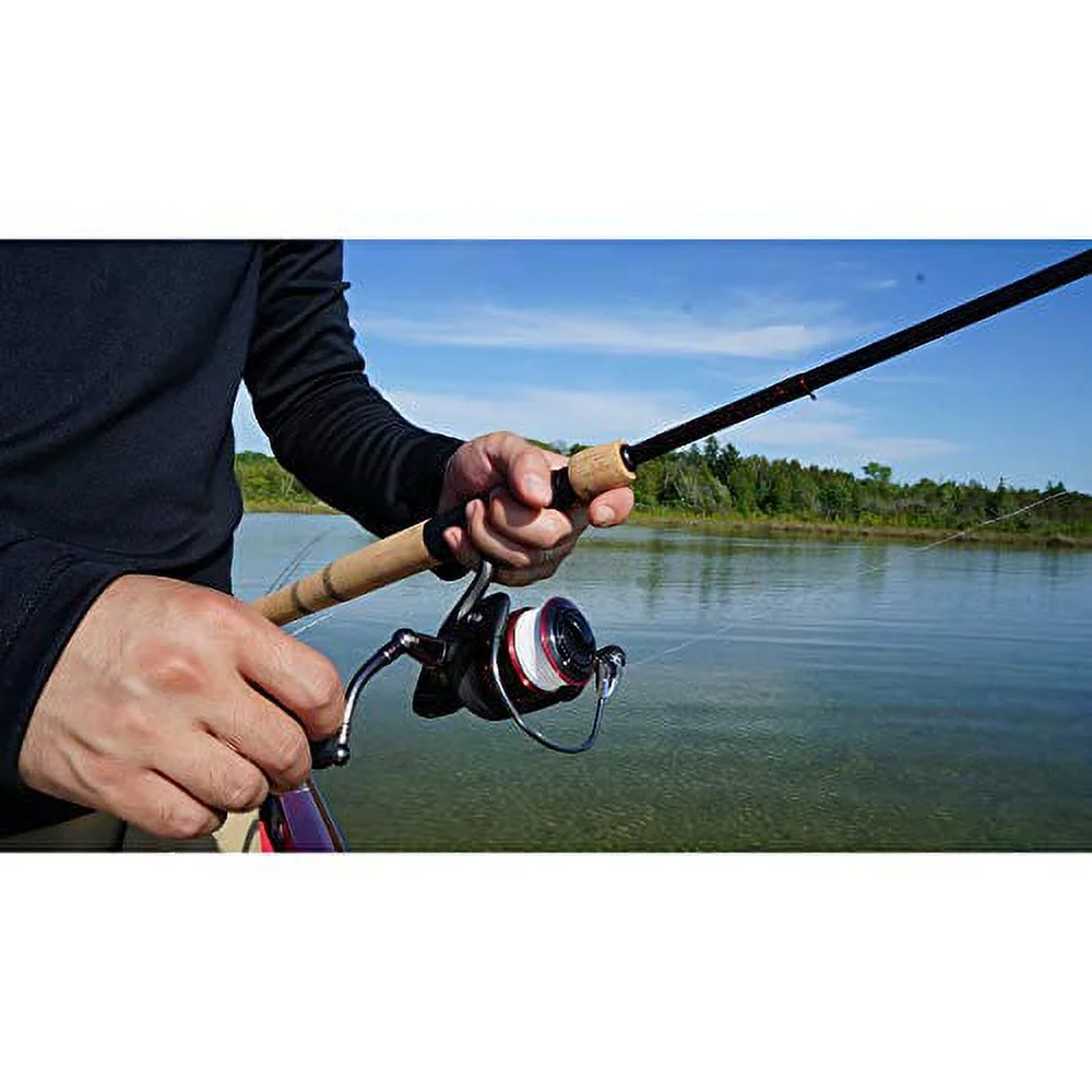 Ugly Stik Elite Spinning Rod, 6'6" Ultra Light Fishing Rod, 2 Piece - Image 3