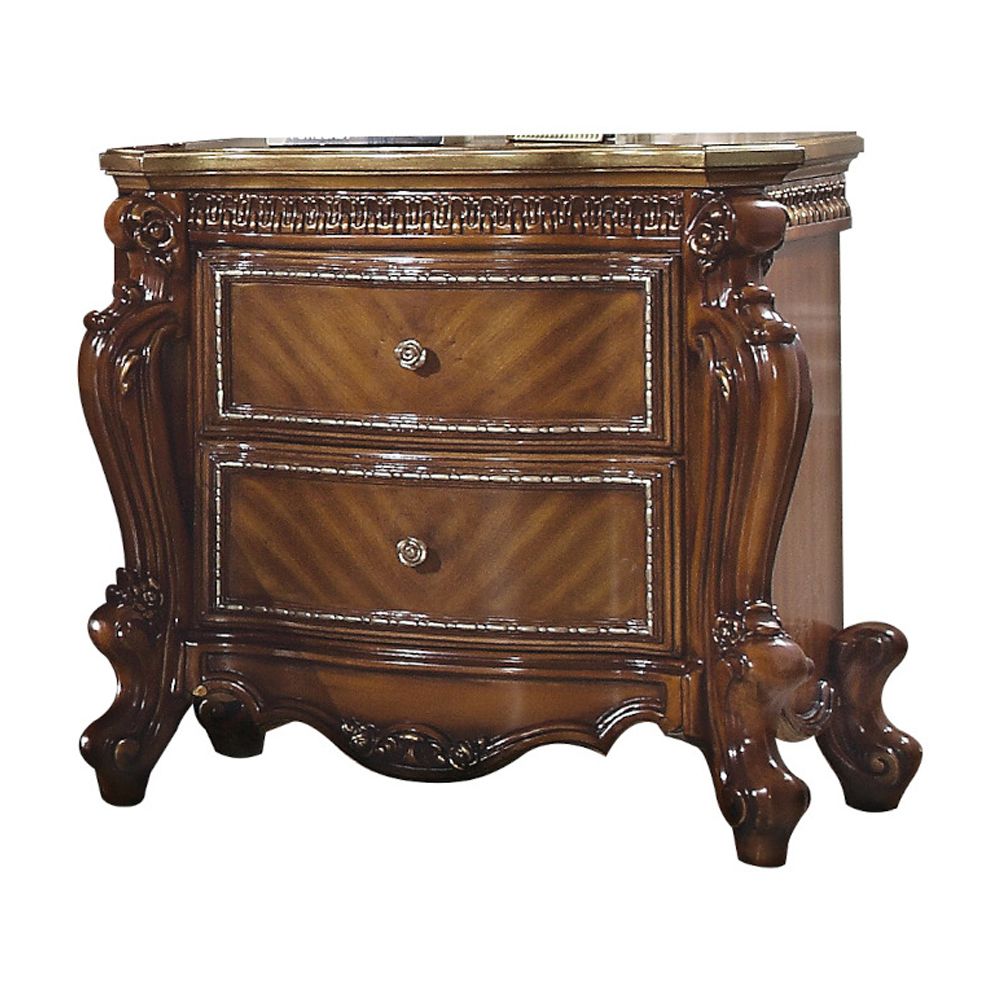 ACME Picardy Nightstand in Cherry Oak - Image 2