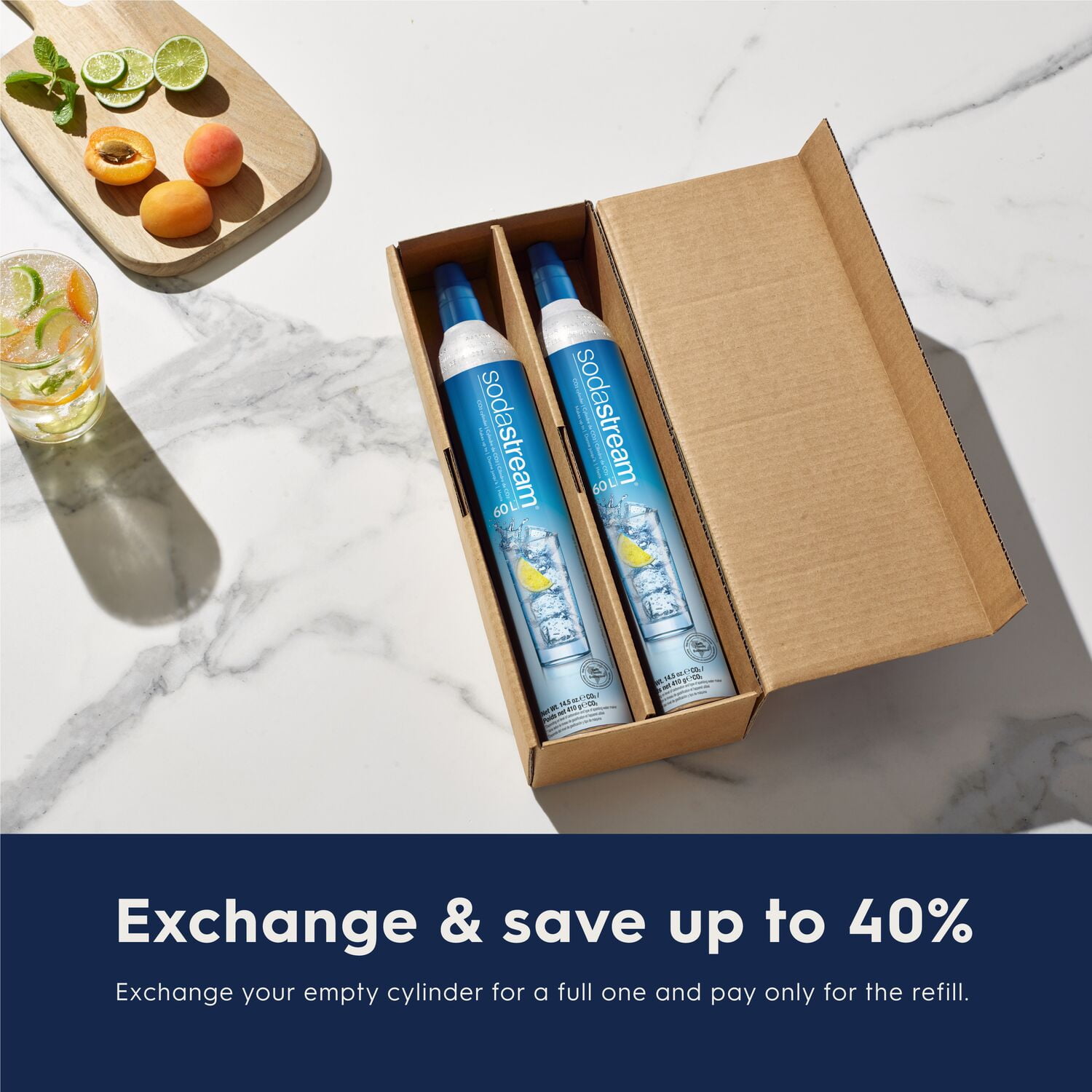 SodaStream 60L Co2 Spare Carbonators, Set of 3 - Image 6