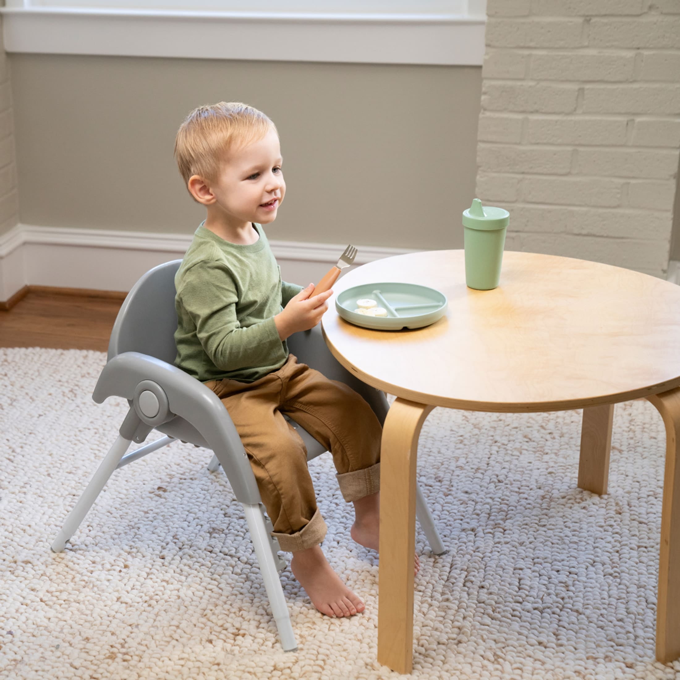 Ingenuity Trio Foldaway 6-in-1 Baby High Chair, 6 Ways to Use, 6M-5Y - Quill - Image 9