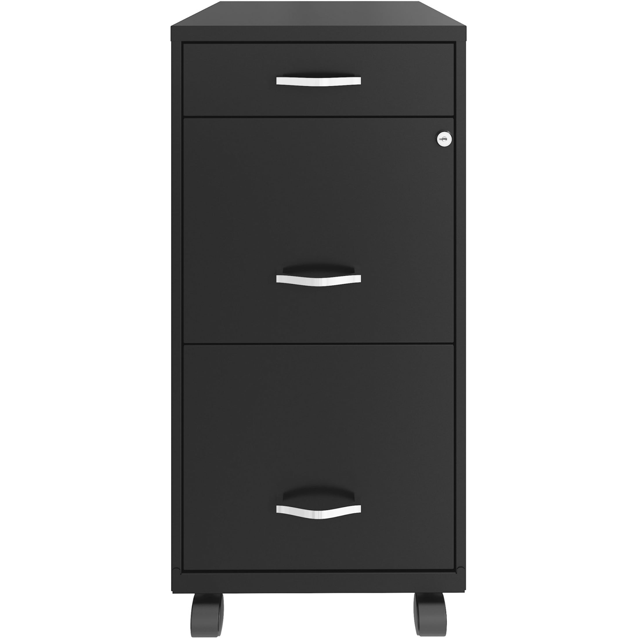 Lorell, SOHO 3-Drawer Steel Mobile File Cabinet - Image 2