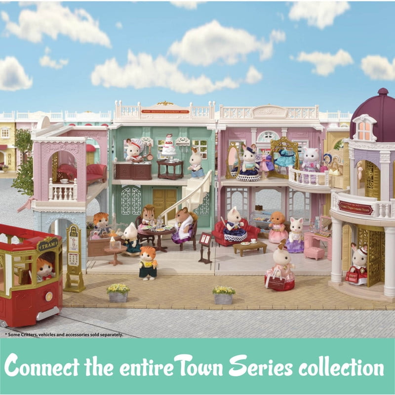Calico Critters Town Series Grand Department Store Gift Set, Fashion Dollhouse Playset with Figure, Shops and Accessories - Image 6