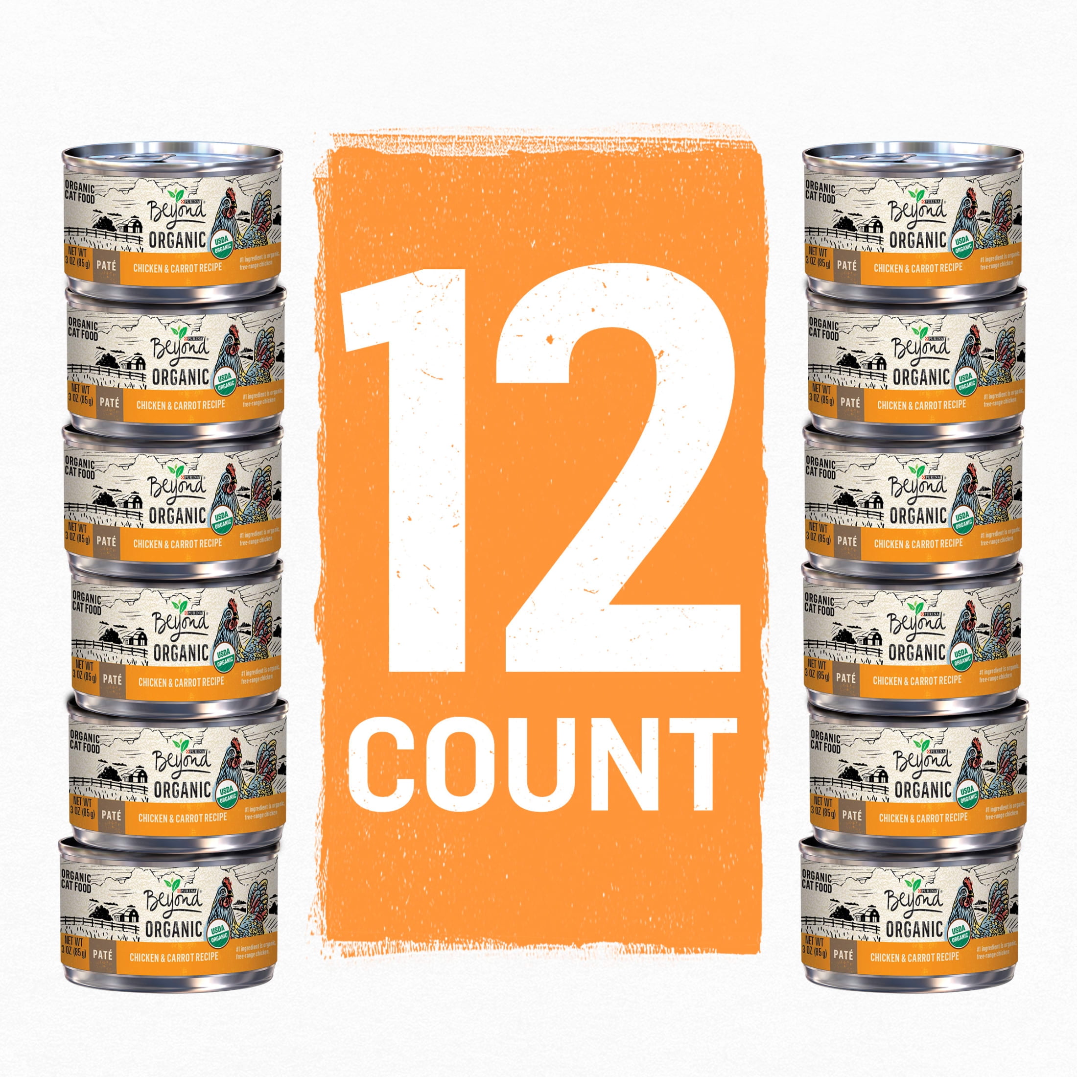 (2 pack) Purina Beyond, Chicken & Carrot, Wet Cat Food, 3 oz Cans, 12 Count - Image 4