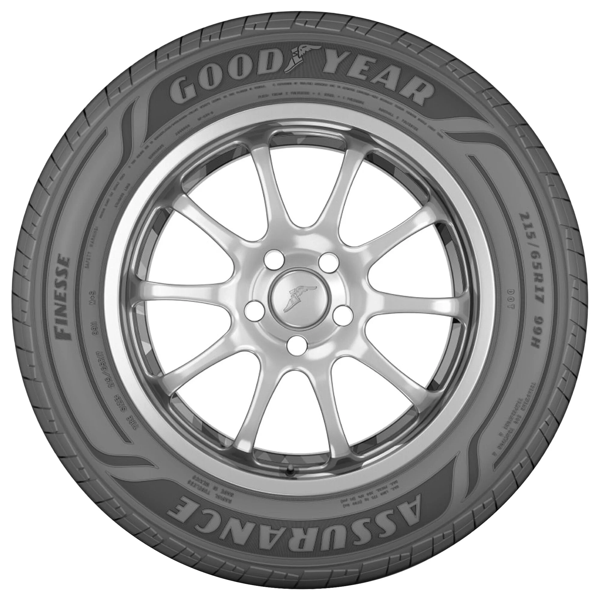 Goodyear Assurance Finesse All Season 215/50R18 92H Passenger Tire - Image 2