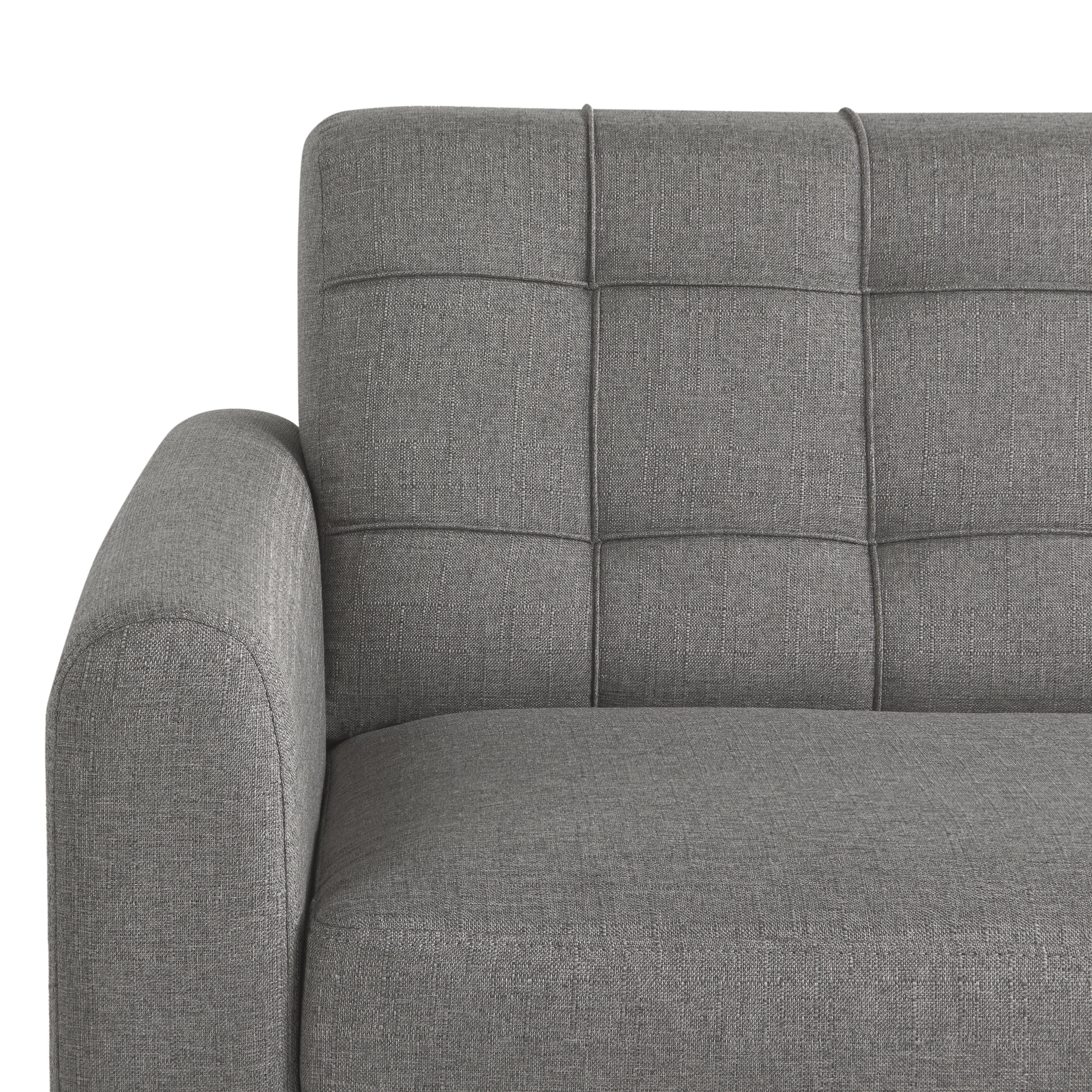 Serta Connor Modern Stationary Sofa, Grey Fabric - Image 8
