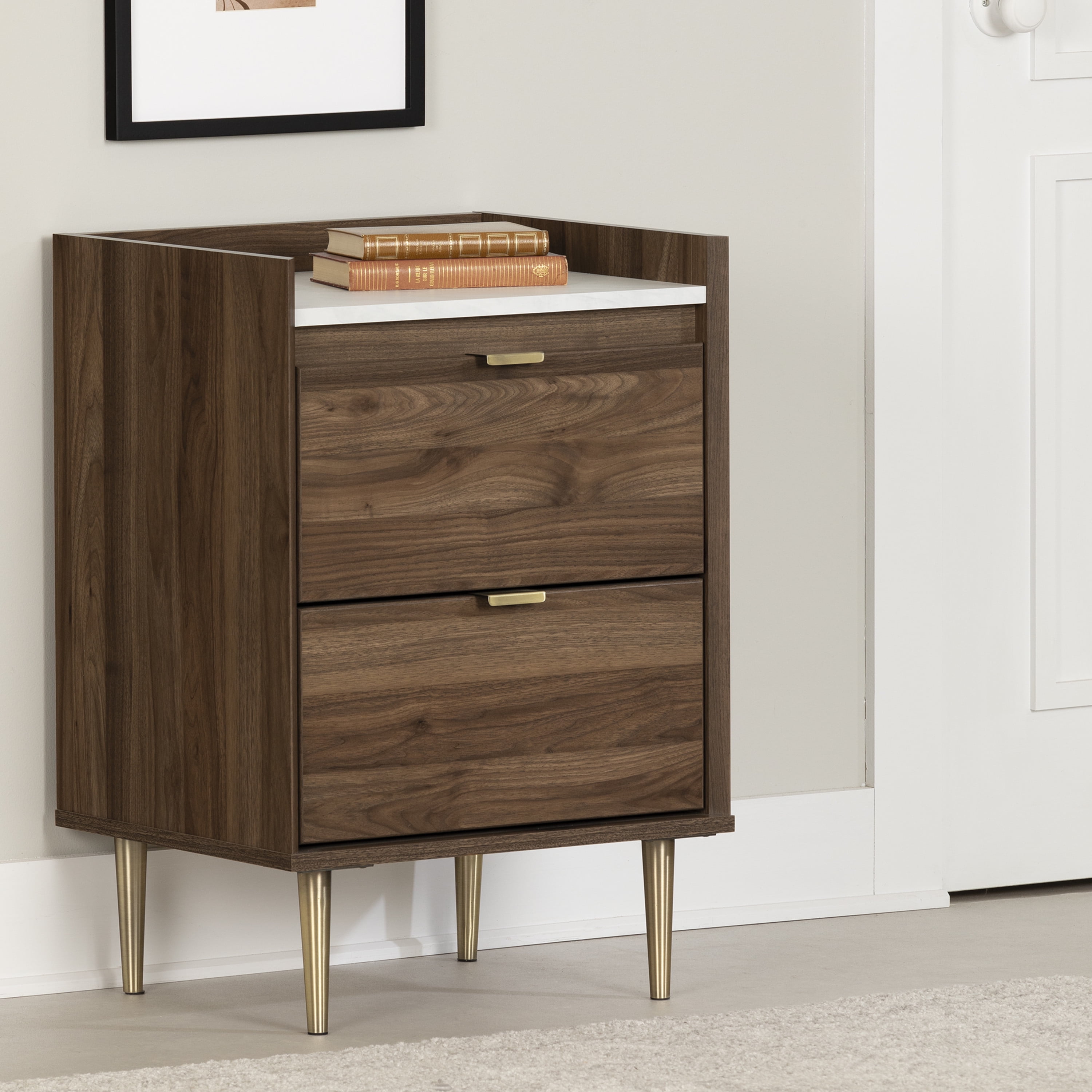 Hype 2-Drawer Nightstand Brown - Image 10