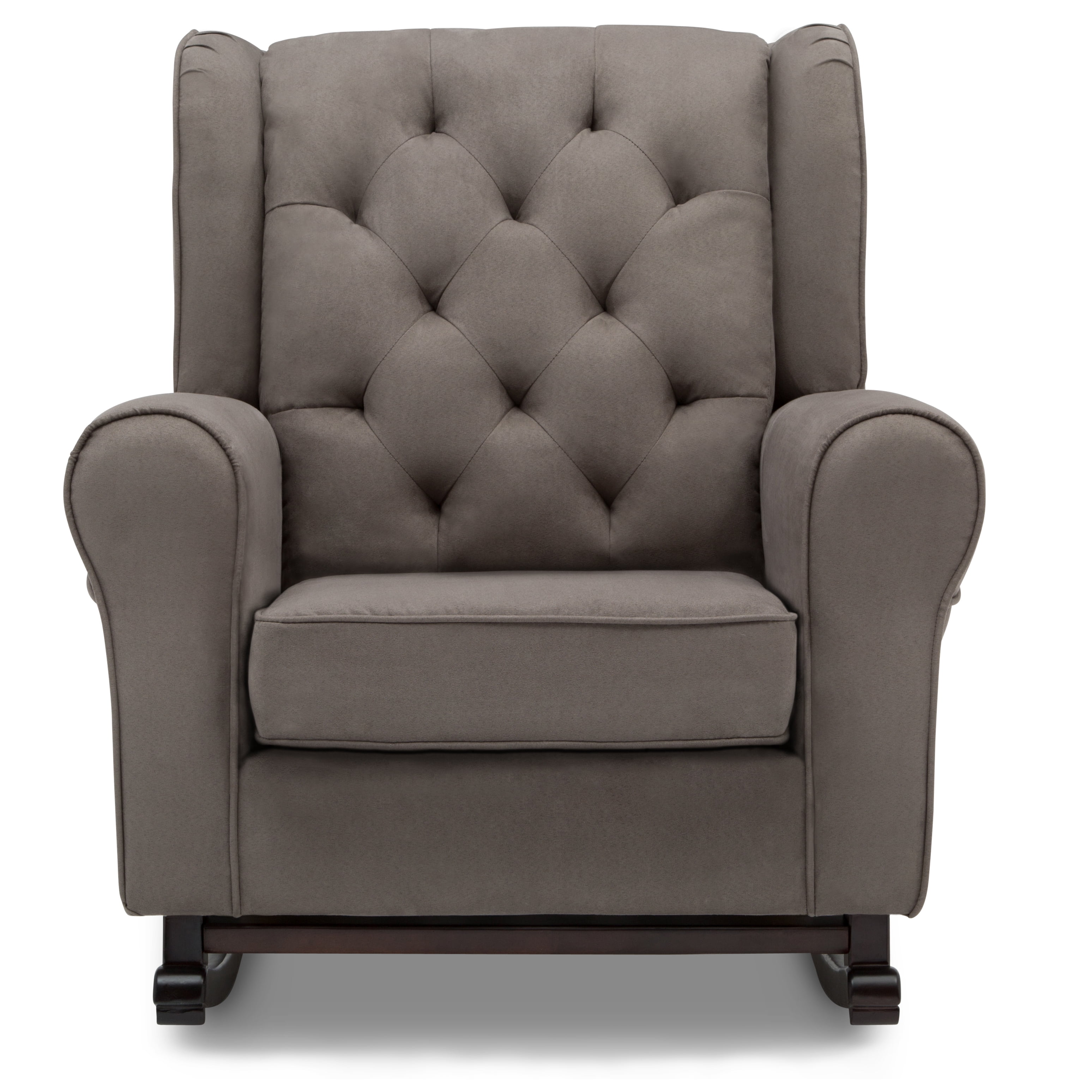 Delta Children Emma Nursery Rocking Chair, Graphite - Image 10