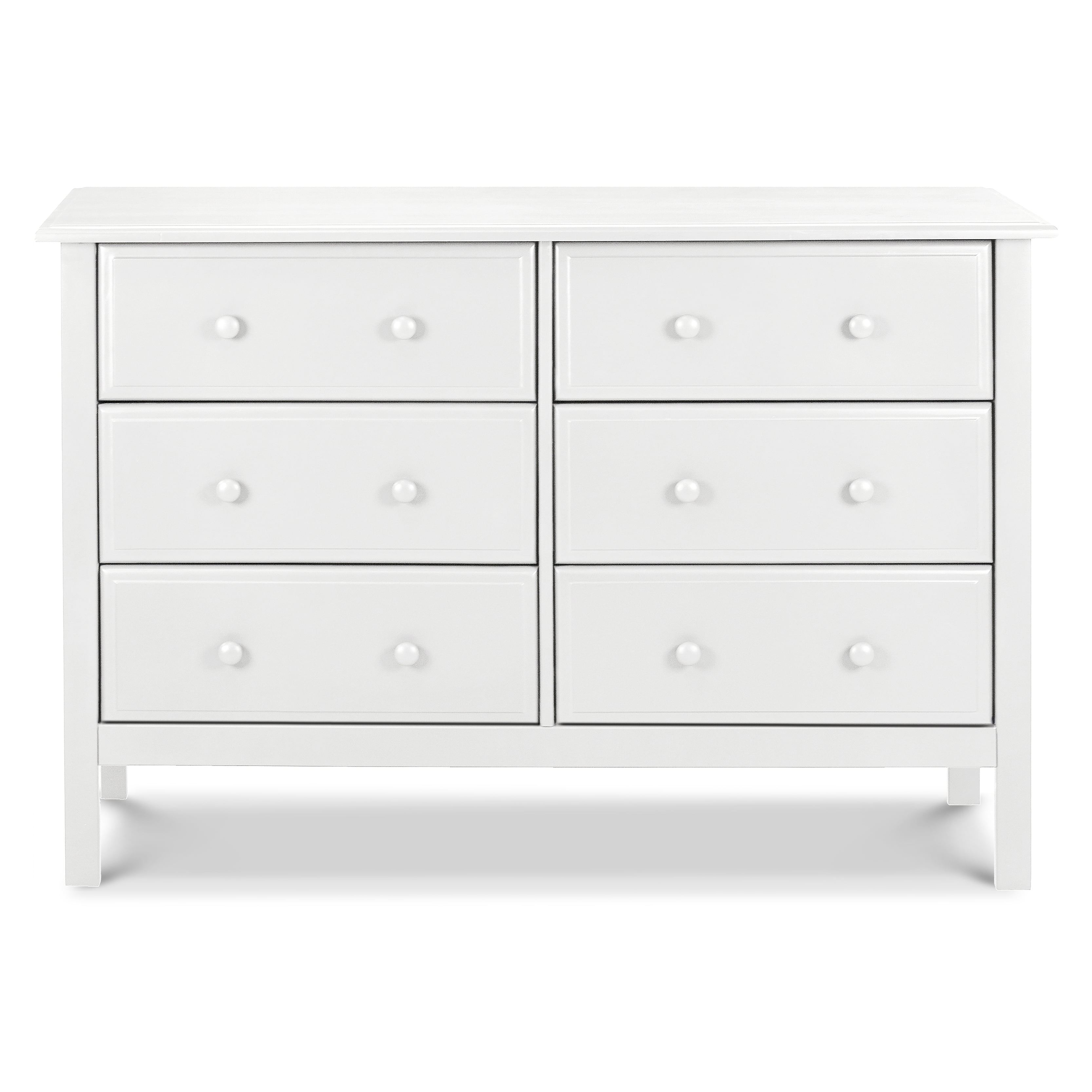 DaVinci Jayden 6-Drawer Double Wide Dresser in White - Image 5