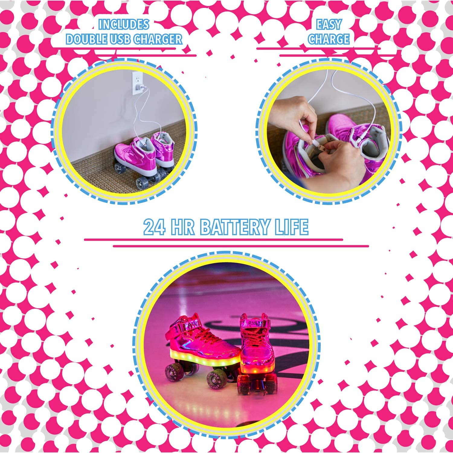 Pulse Skate Pink - Size J13 - Image 6