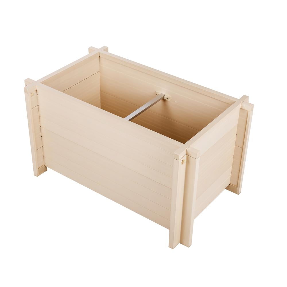 New Age Garden 30" Rectangular Planter in Maple - Image 5