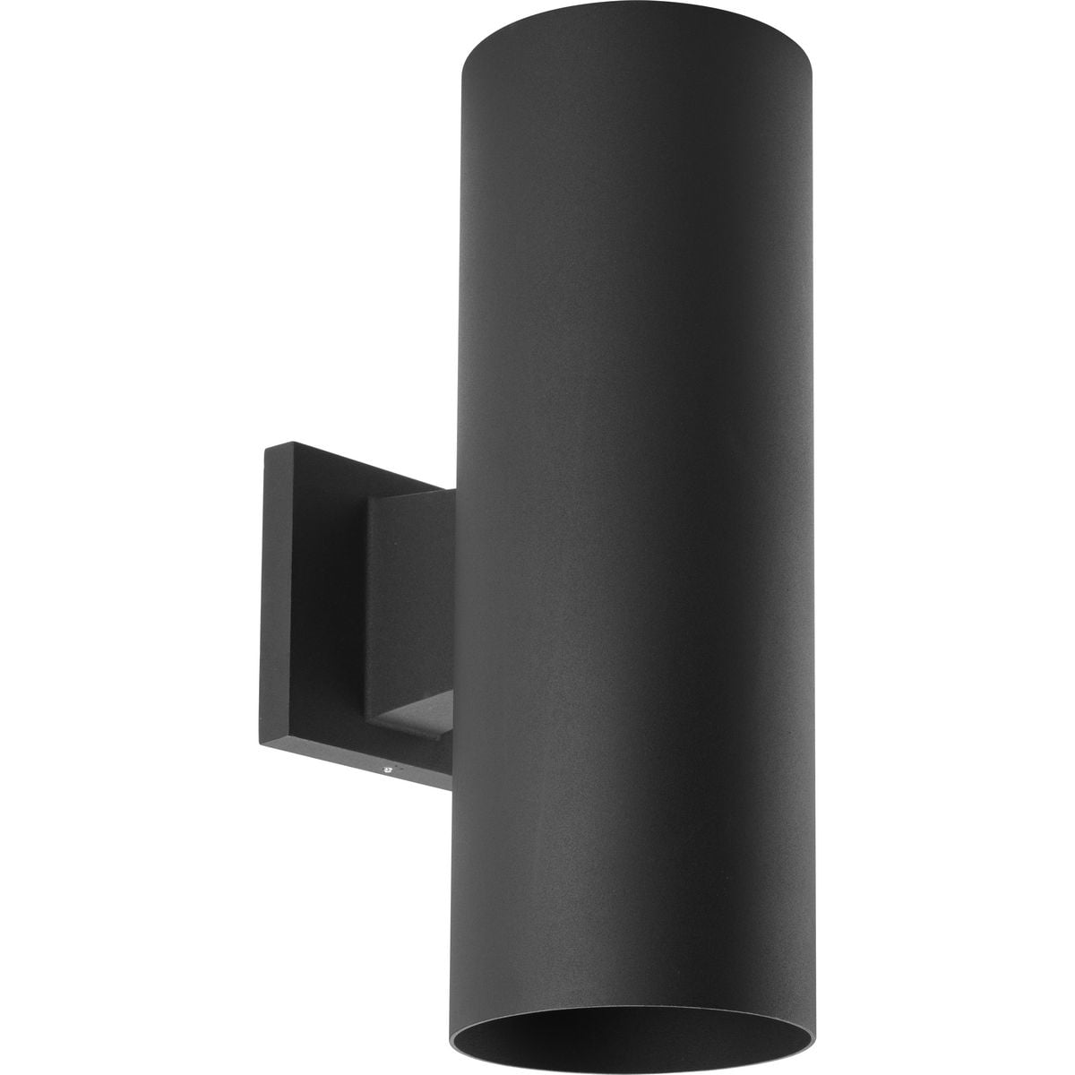 Progress Lighting Cylinder Collection Black Incandescent 2 Light up/down Modern Outdoor Wall Light - Image 12