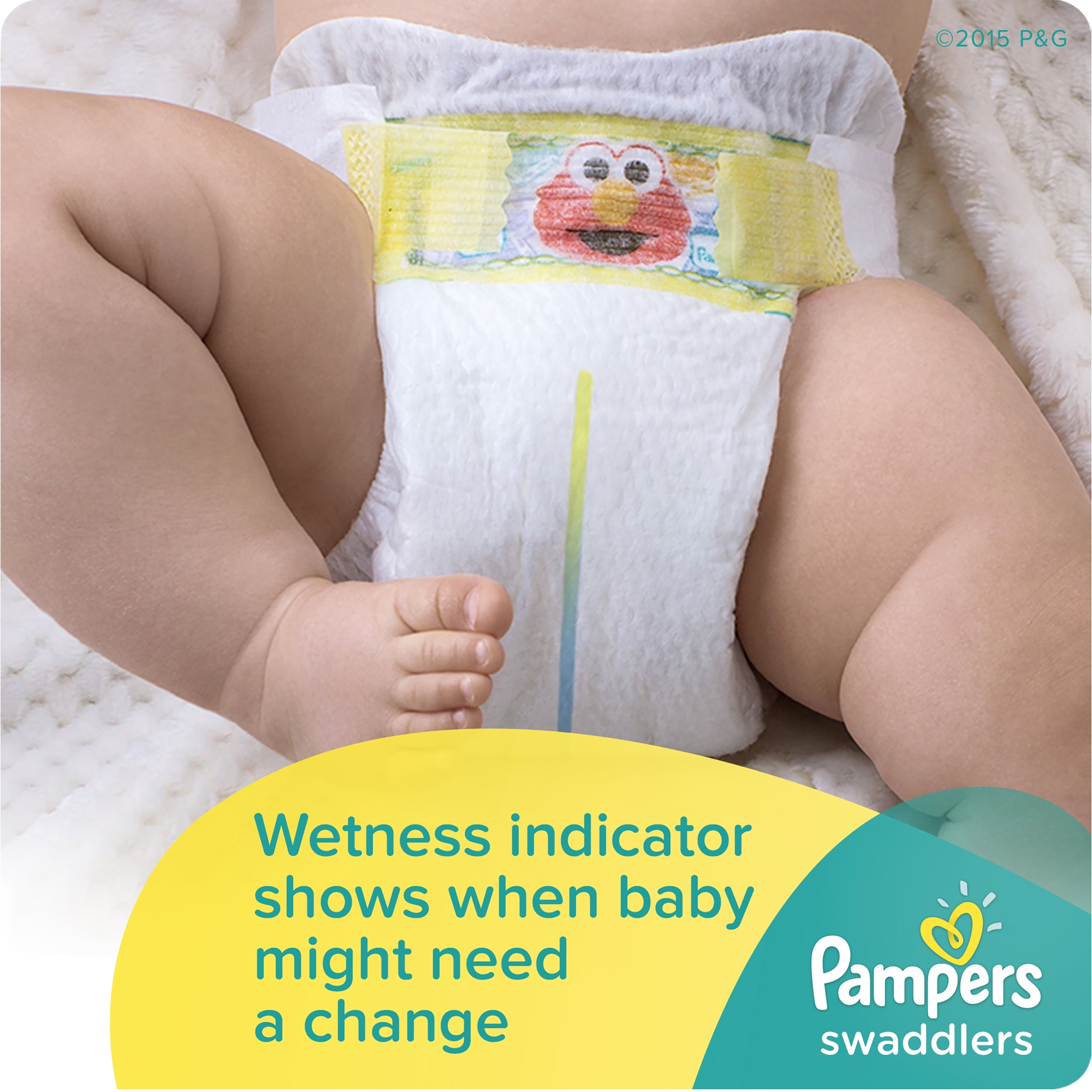 Pampers Swaddlers Newborn Diapers Size 0 128 count - Image 2