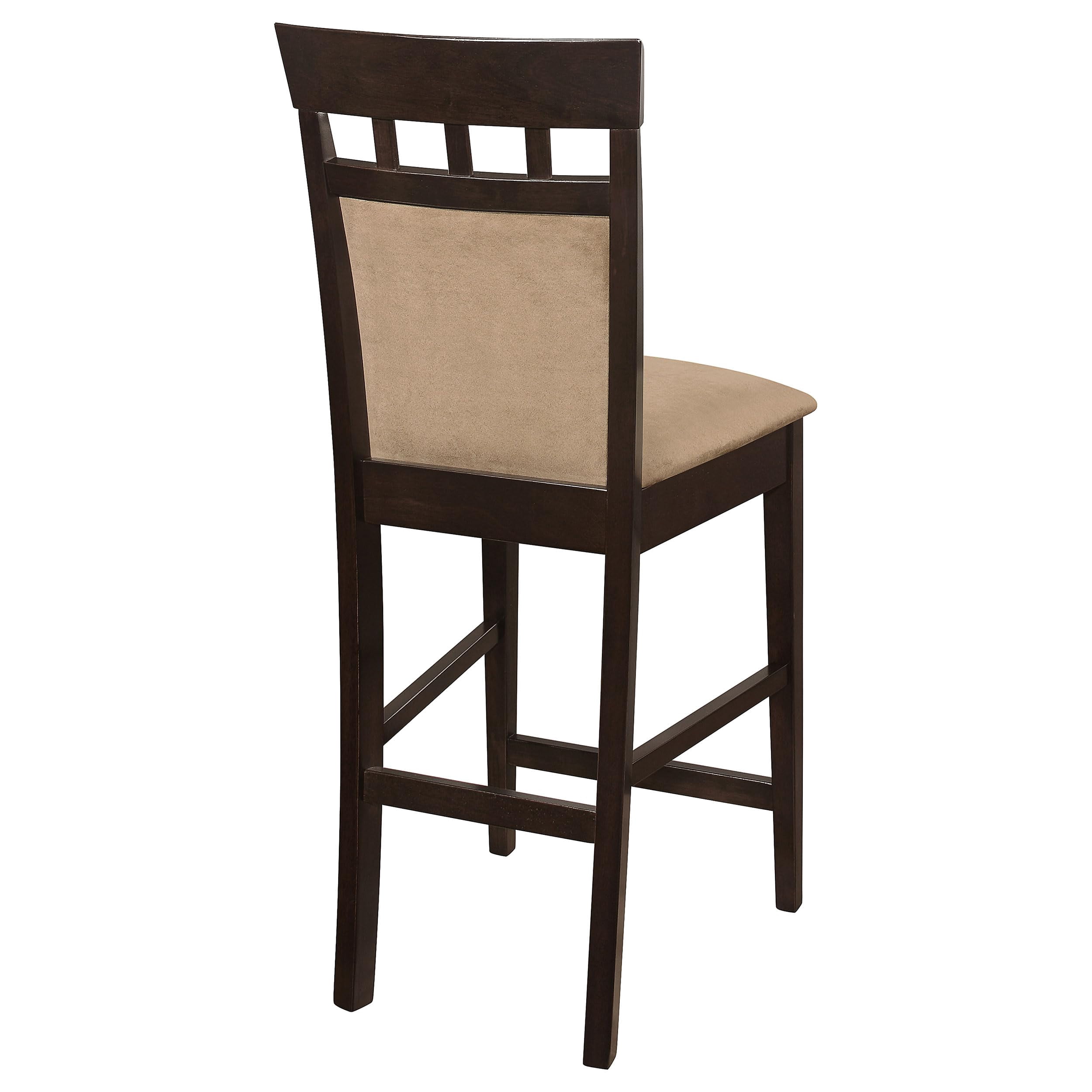 Gabriel Upholstered Counter Height Stools Cappuccino and Beige (Set of 2) - Image 9