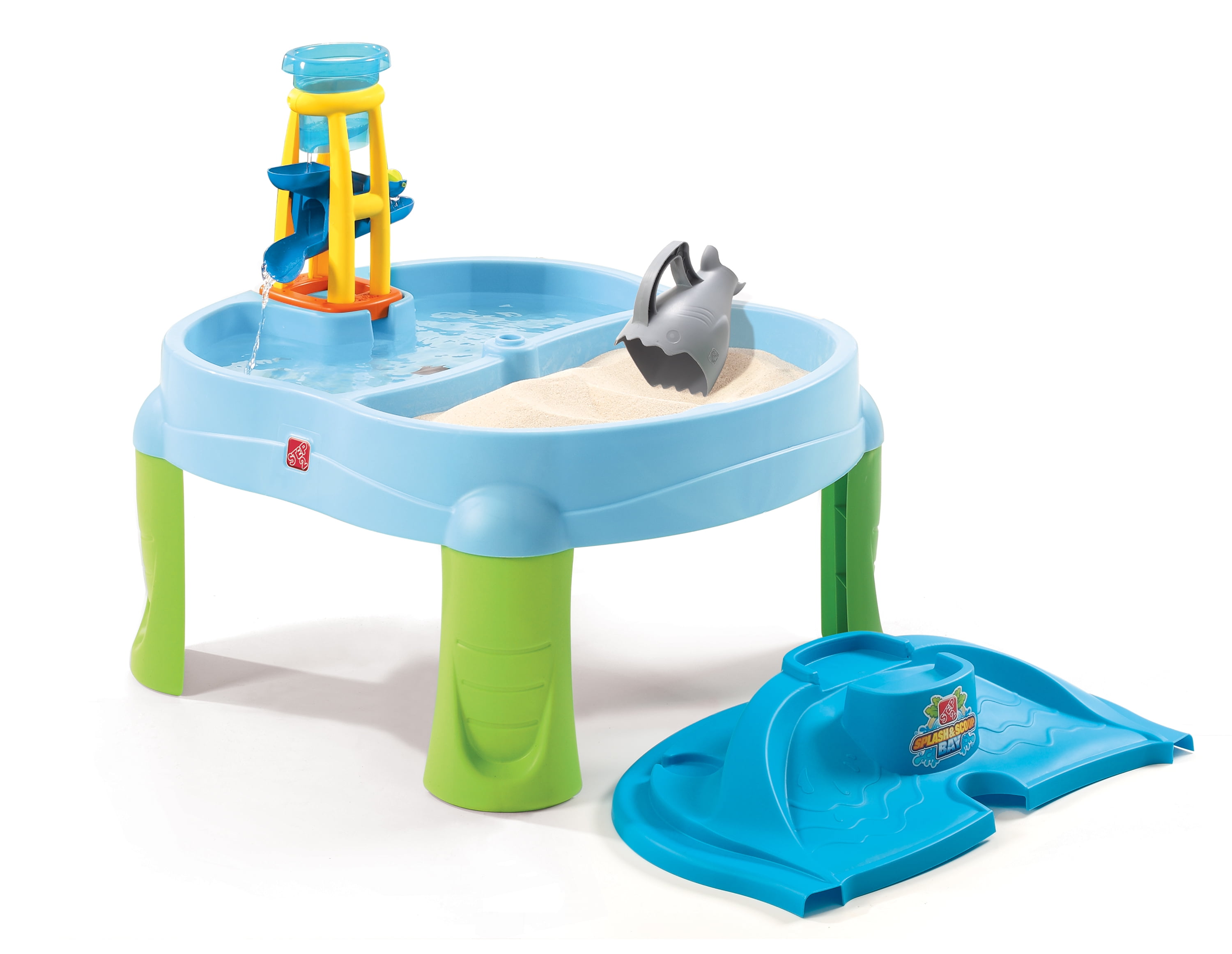 Step2 Splash n' Scoop Bay Blue Plastic Sand and Water Table for Toddlers - Image 3